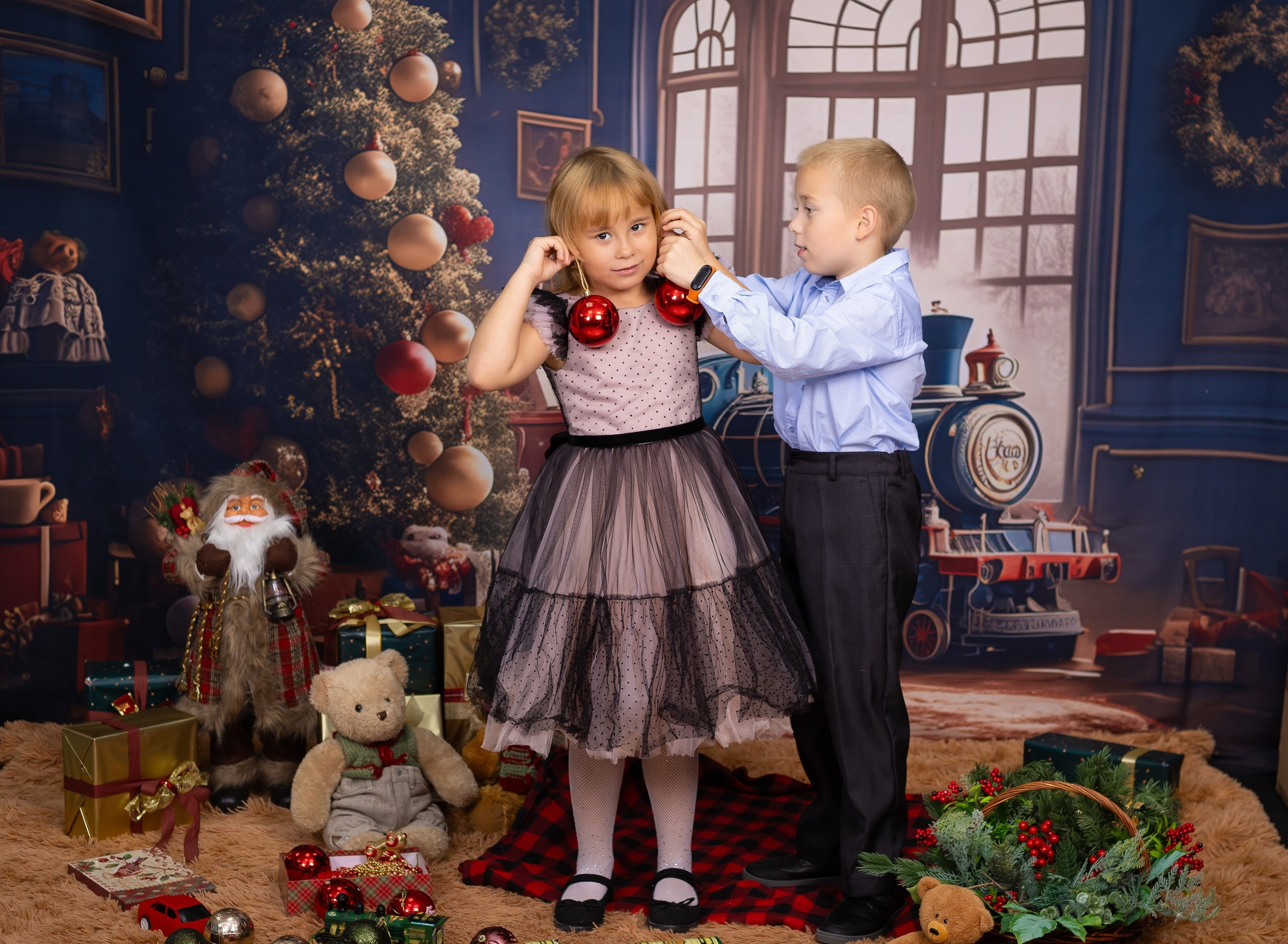 Новогодняя фотосессия 2025 г. Фотостудия «Олеся». Фотостудия в г. Верхняя Пышма