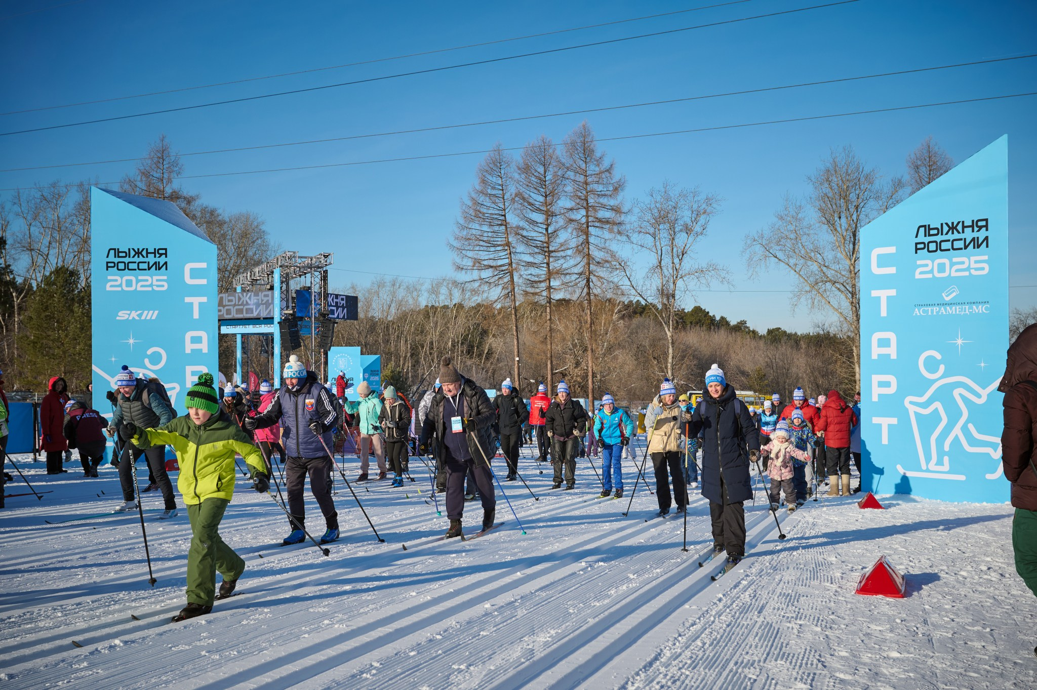 Лыжня России 2025. Мезенцев Евгений фотограф