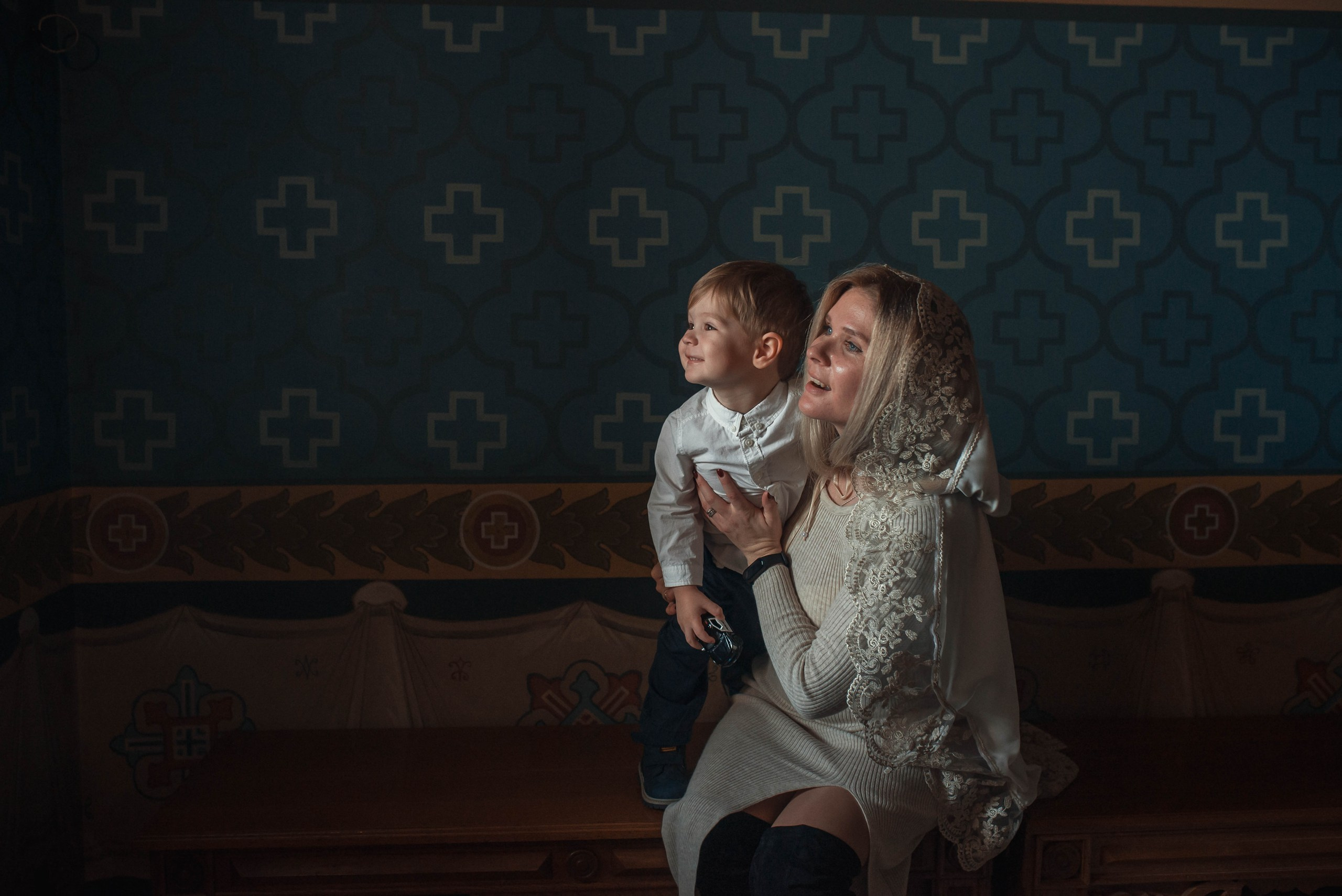 Крещение Екатерины в Троицком соборе Саратова. Фотограф на крещение в Саратове Марина Грушина