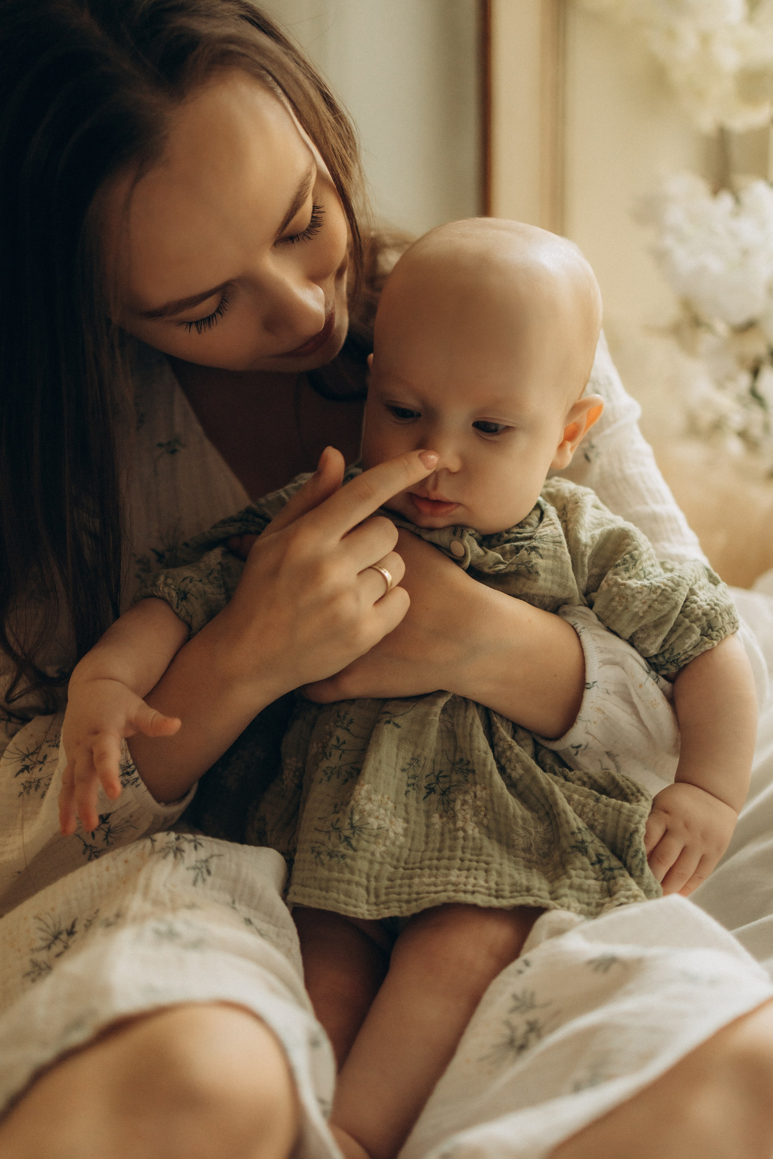 Аня и малышка Настя. Семейный, домашний, ньюборн фотограф Москва Цветкова Елизавета