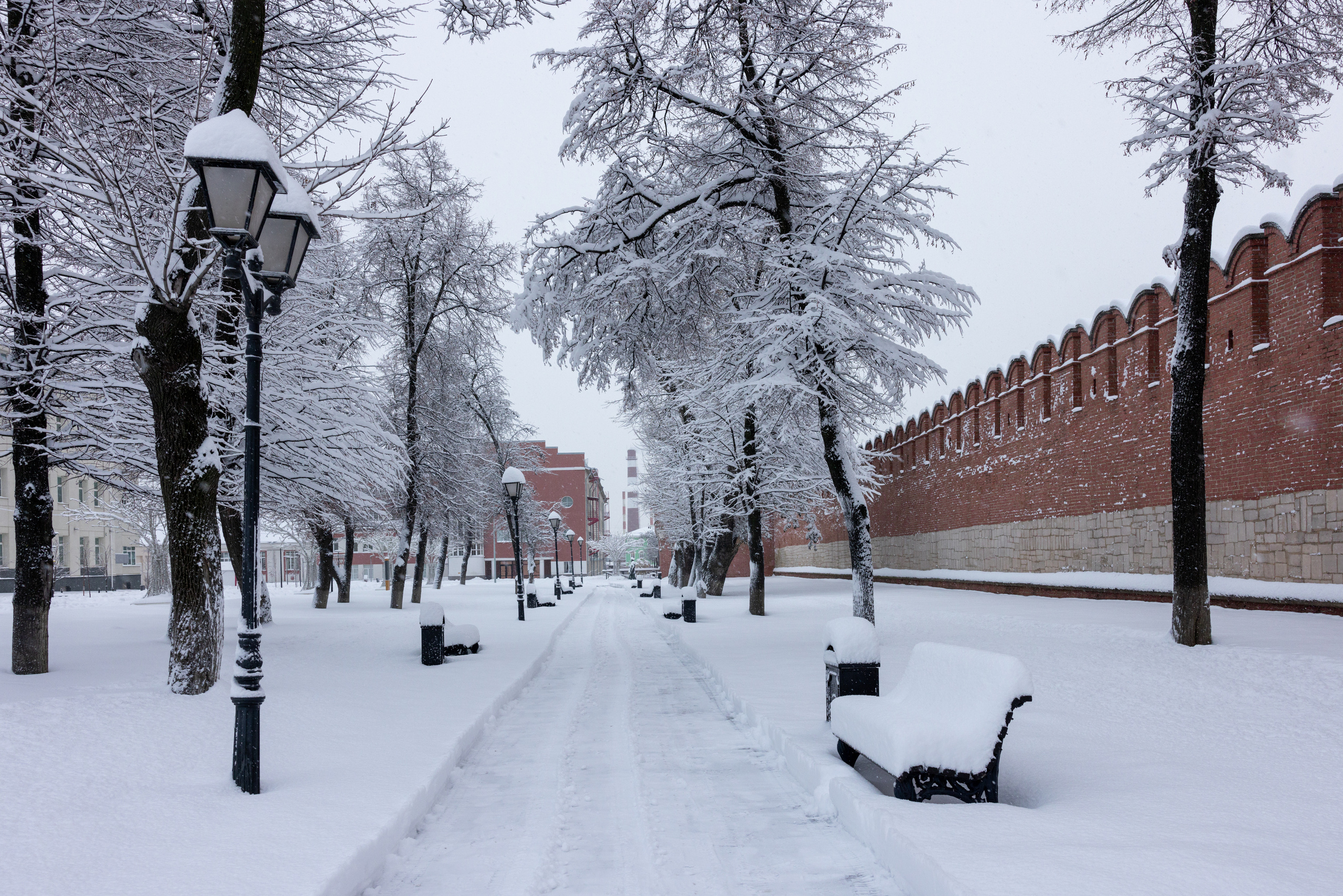Тульский кремль после снегопада 16 декабря 2022 года. Фотограф в Туле Крупский АнДРей. Фотостудия «КАДР71» в Туле