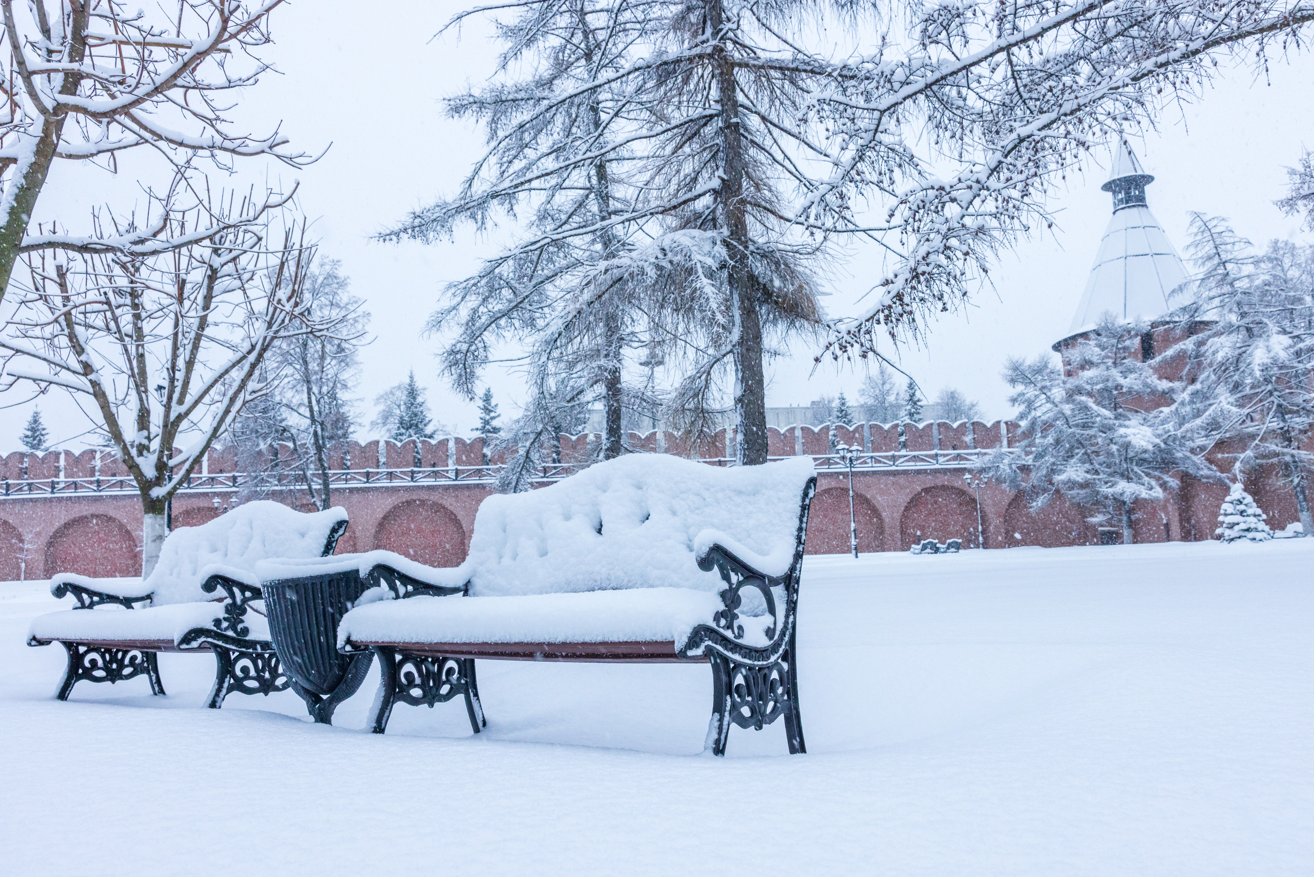 Тульский кремль после снегопада 16 декабря 2022 года. Фотограф в Туле Крупский АнДРей. Фотостудия «КАДР71» в Туле
