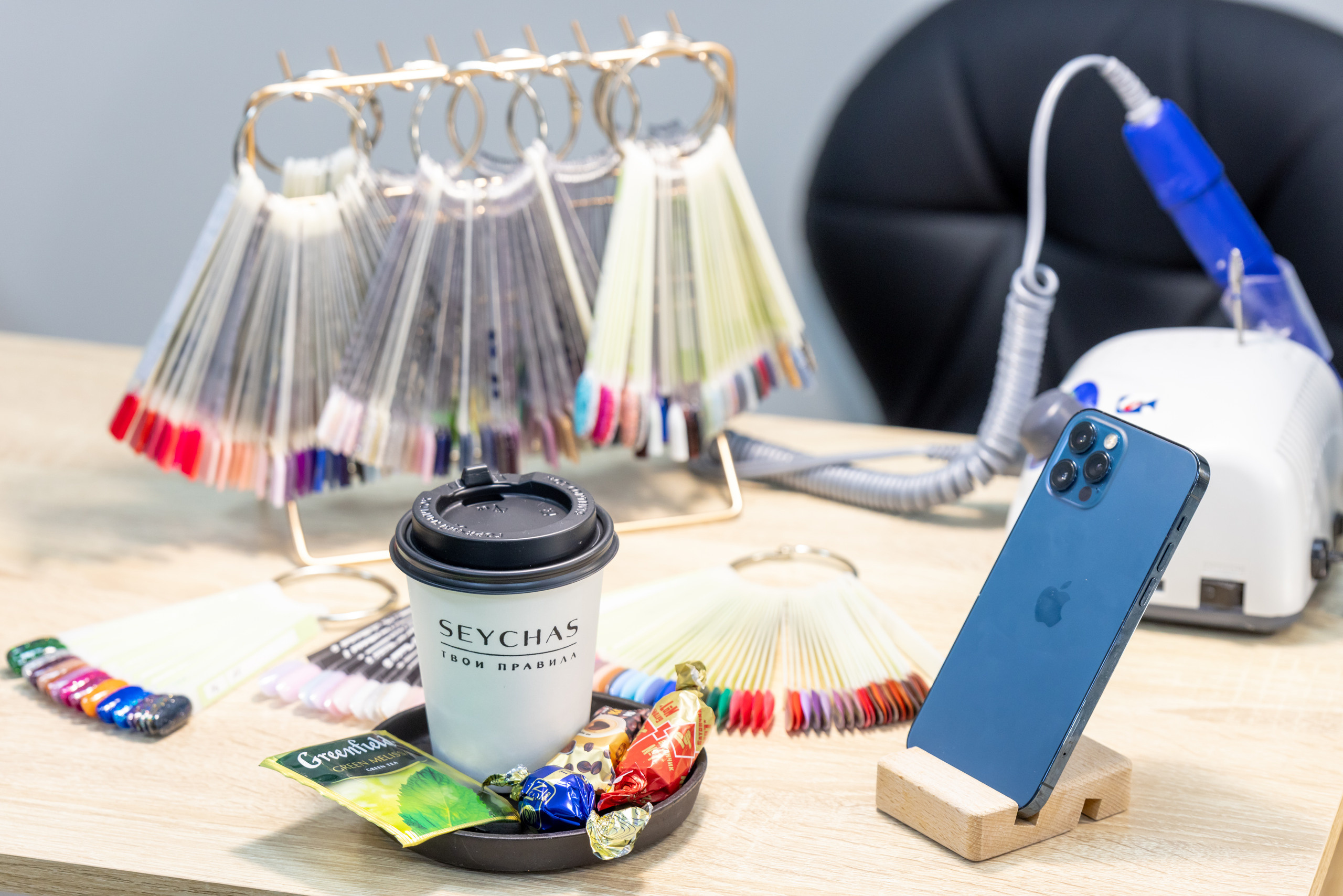 Интерьерная фотосъемка для ногтевого сервиса SEYCHAS. Фотограф в Туле Крупский АнДРей. Фотостудия «КАДР71» в Туле