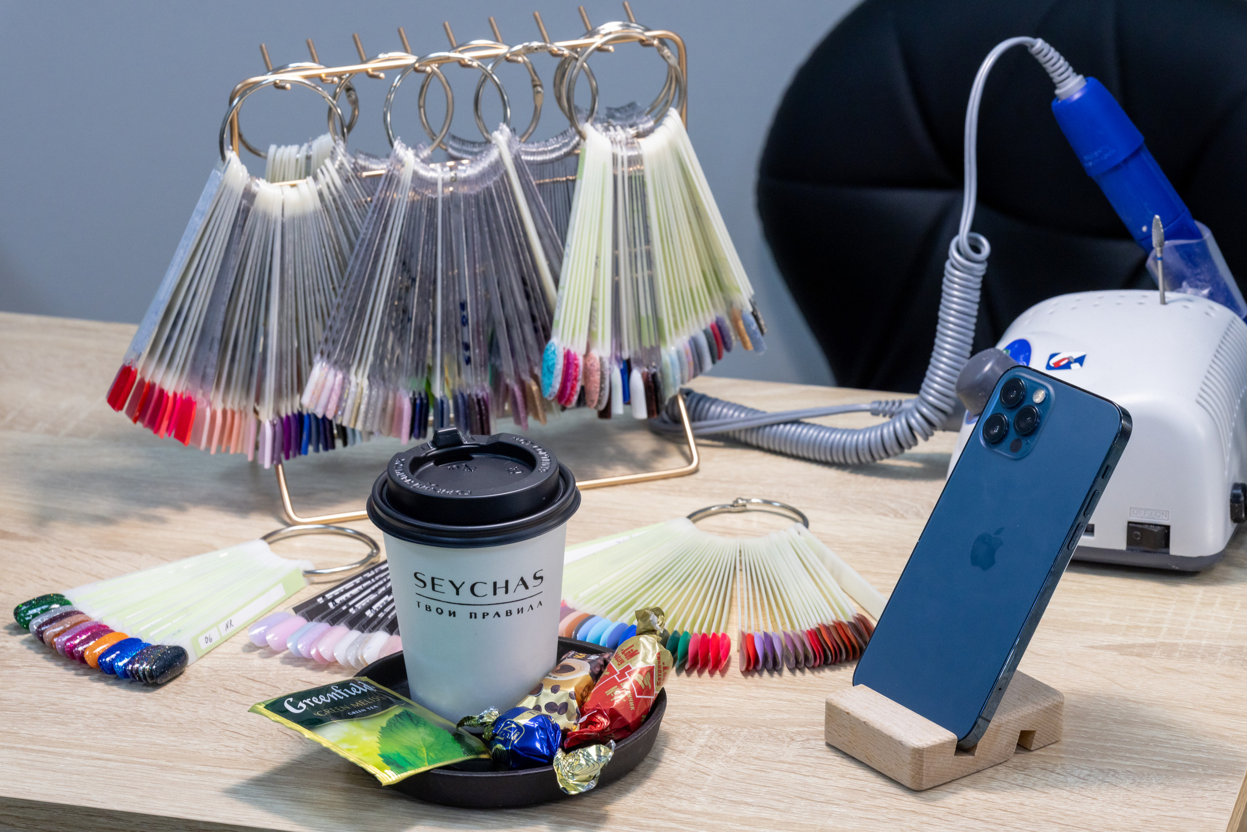 Интерьерная фотосъемка для ногтевого сервиса SEYCHAS. Фотограф в Туле Крупский АнДРей. Фотостудия «КАДР71» в Туле