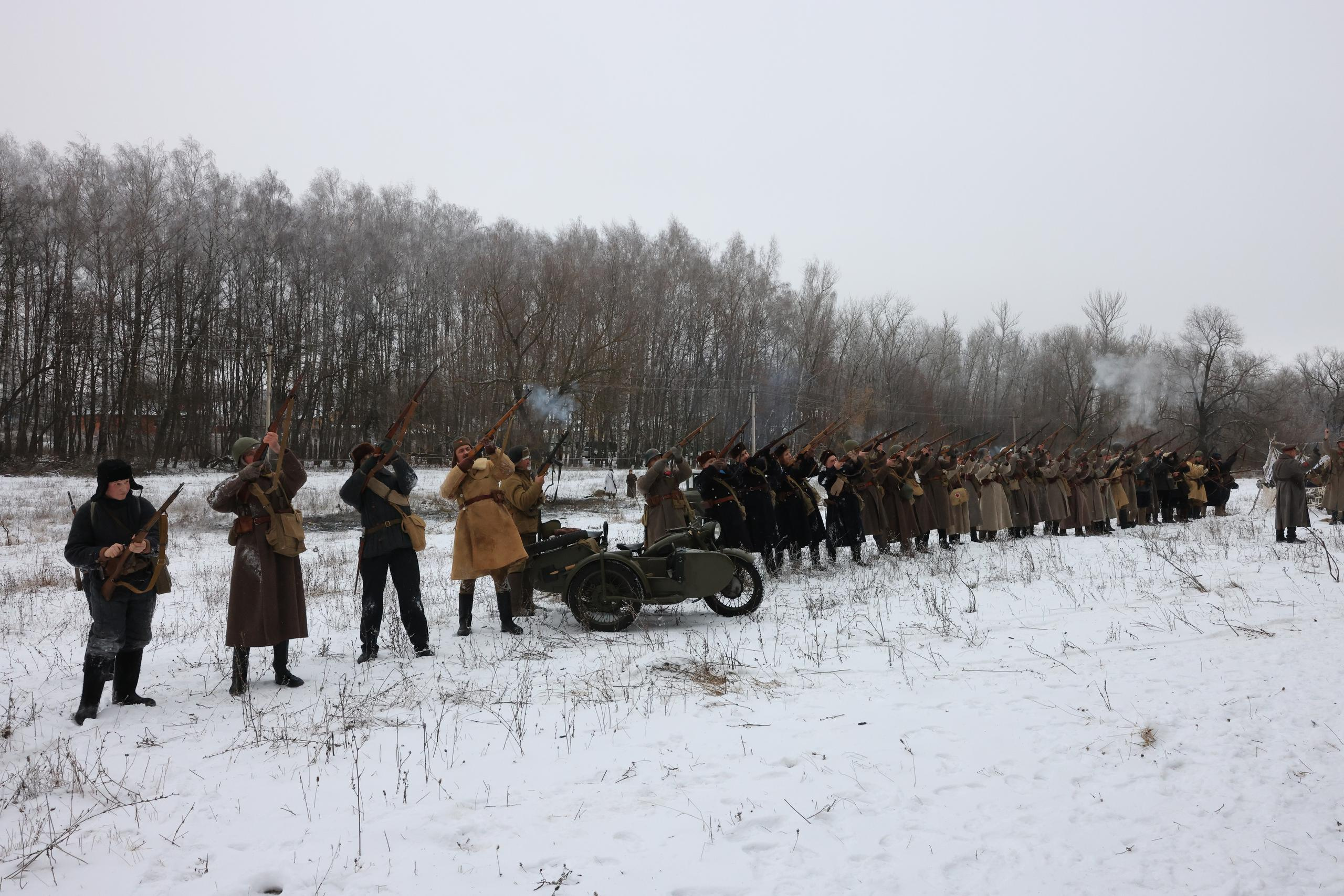 Бои за Венёв, реконструкция (полный репортаж, образец без ретуши!). Фотограф в Туле Крупский АнДРей. Фотостудия «КАДР71» в Туле