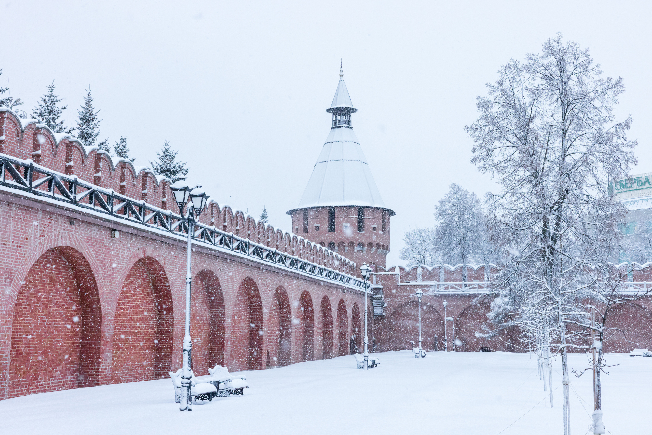 Тульский кремль после снегопада 16 декабря 2022 года. Фотограф в Туле Крупский АнДРей. Фотостудия «КАДР71» в Туле