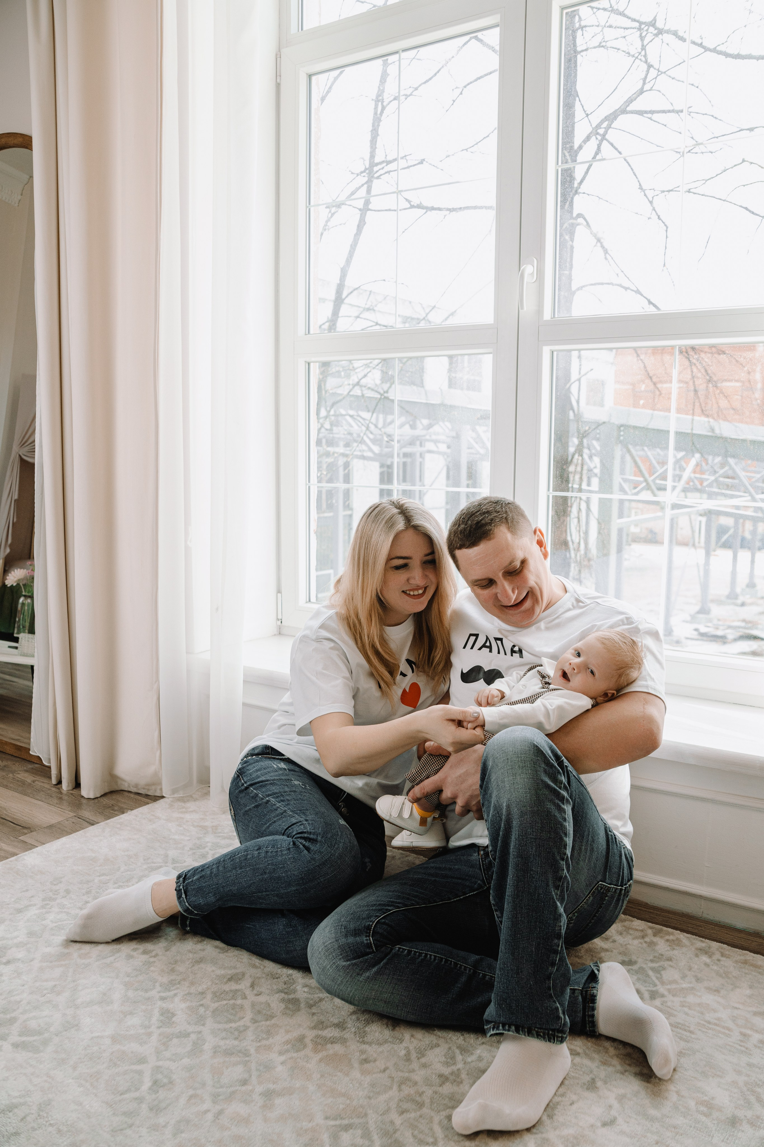 Юлия, Алексей и маленький Максим. Фотограф Воронеж Варвара