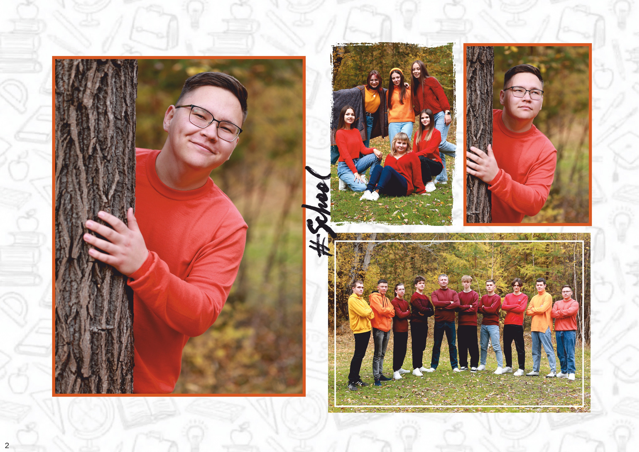 Школьники и детсадовцы (осень). Фотограф Бурятия. Печать фотокниг