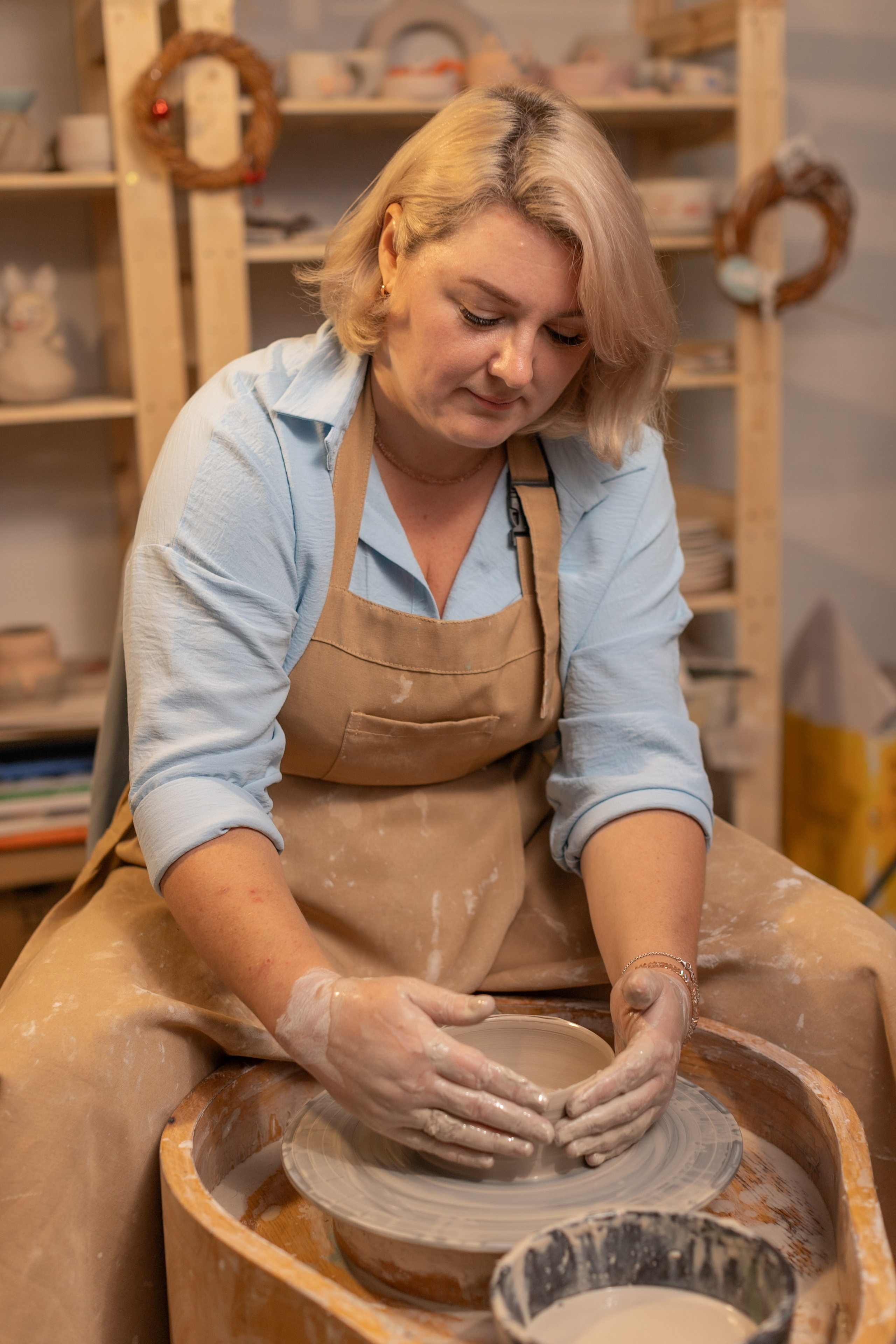 Гончарный МК Ирина и Юлия. Семейный и детский newborn фотограф в Ростове-на-Дону Наталья Лебедева