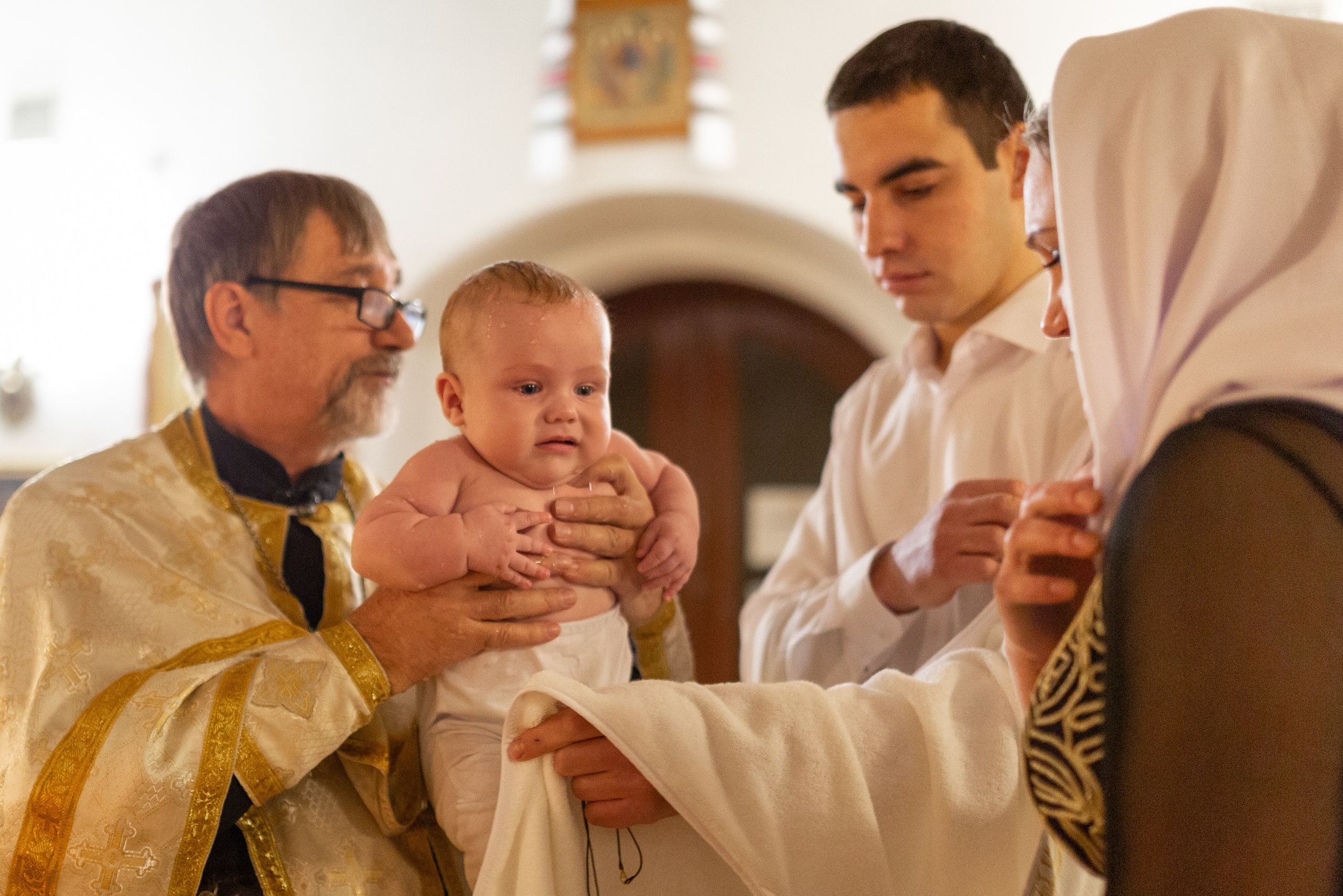 Таинство крещения. Фотограф Комаров Сергей