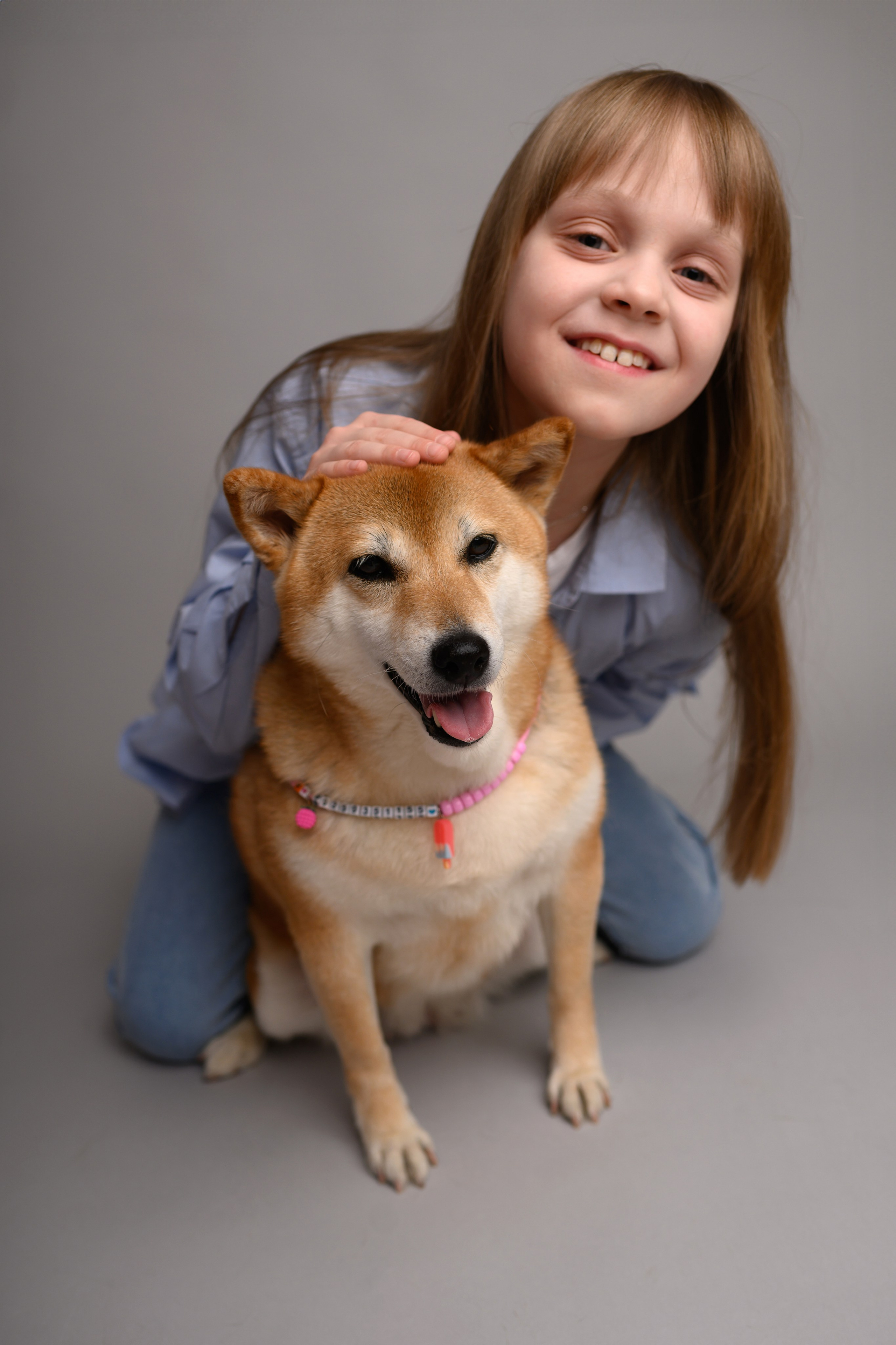Дети и собачки. Семейный, детский фотограф в Москве Дегтярева Анастасия