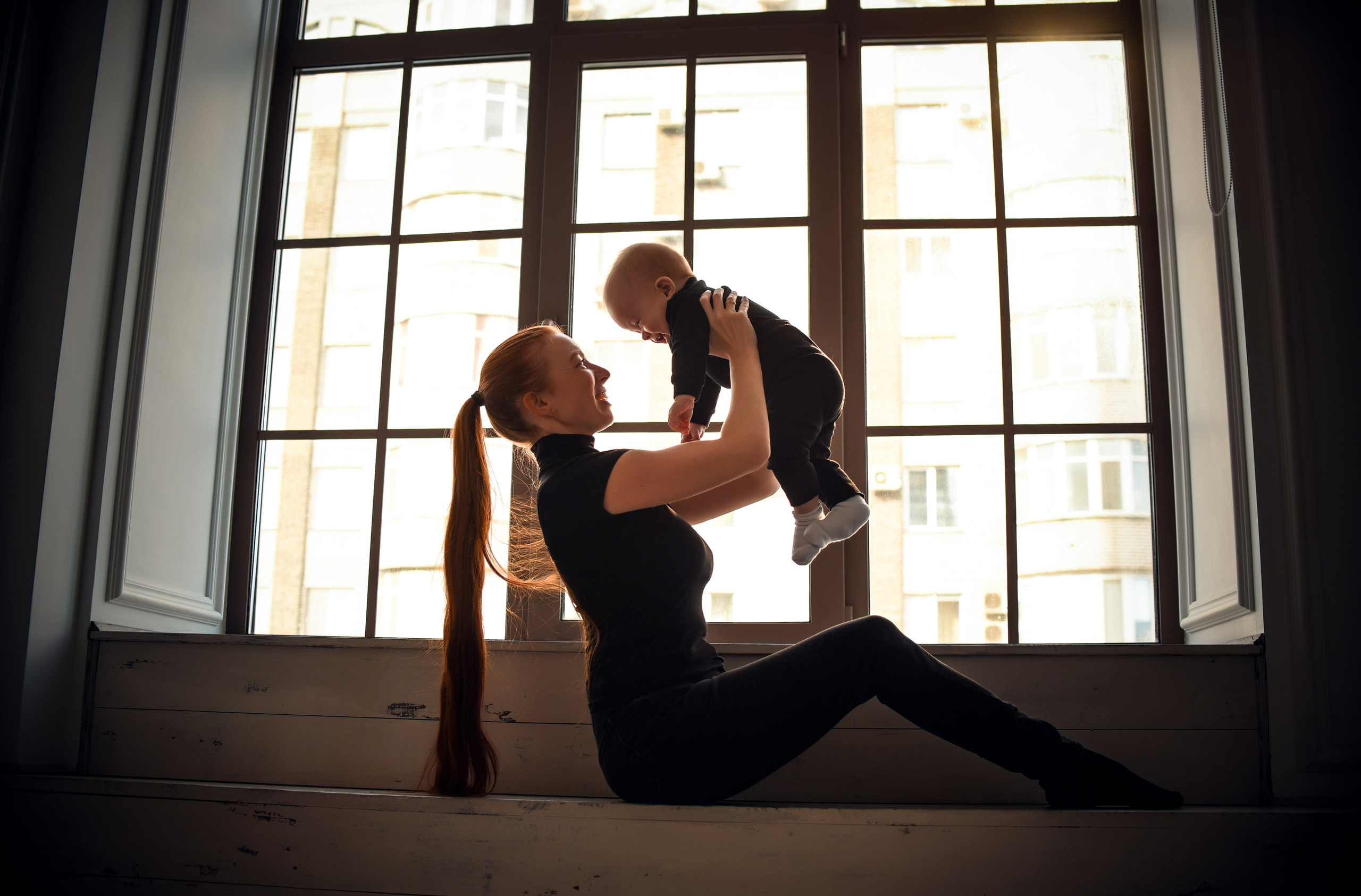 Семейная студийная фотосессия 3. Свадебный, семейный, детский, контент фотограф в Омске Максим Ильин