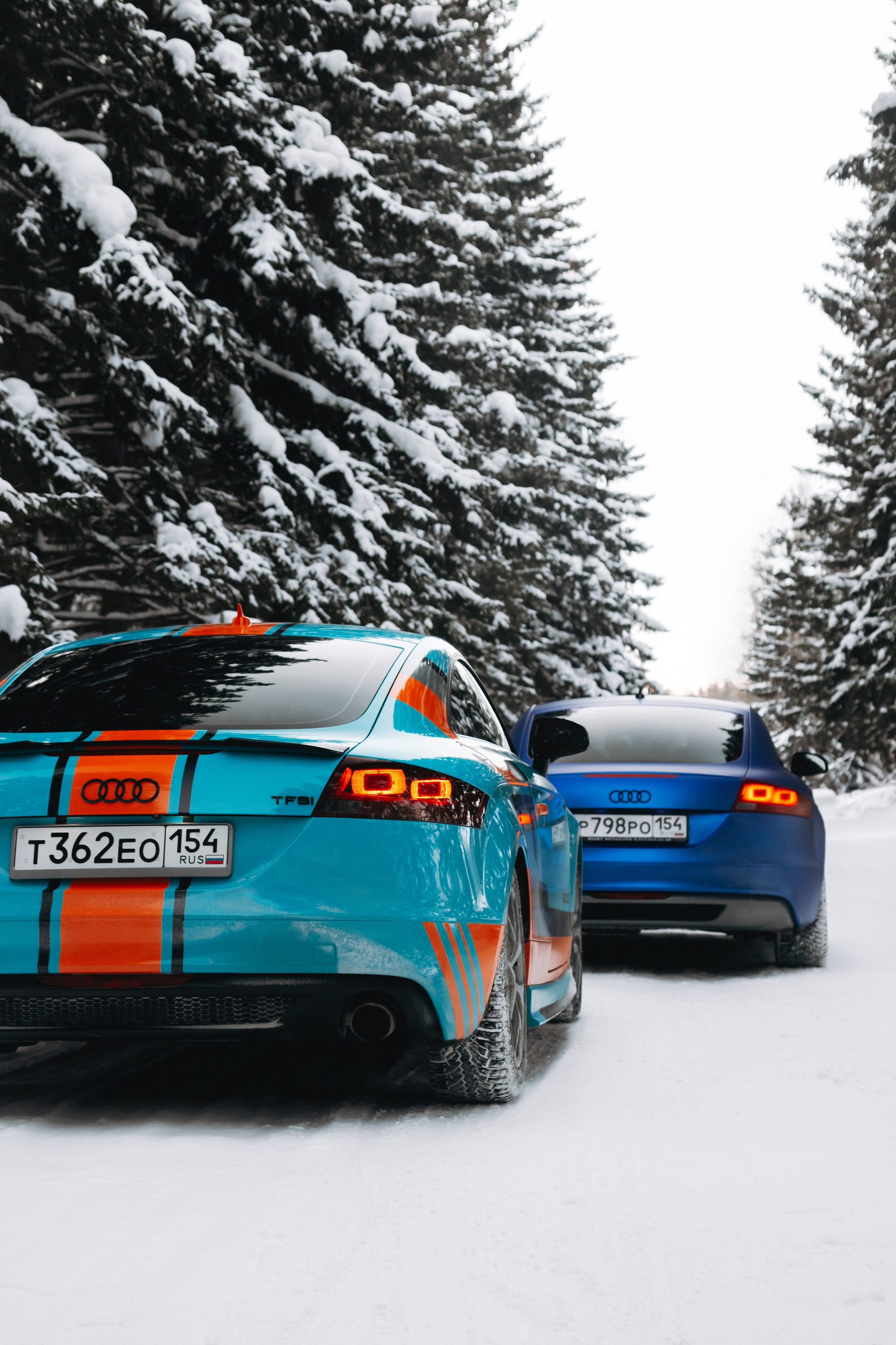 Audi TT shades of blue. Автомобильный фотограф и видеограф в Новосибирске|Александра Косухина