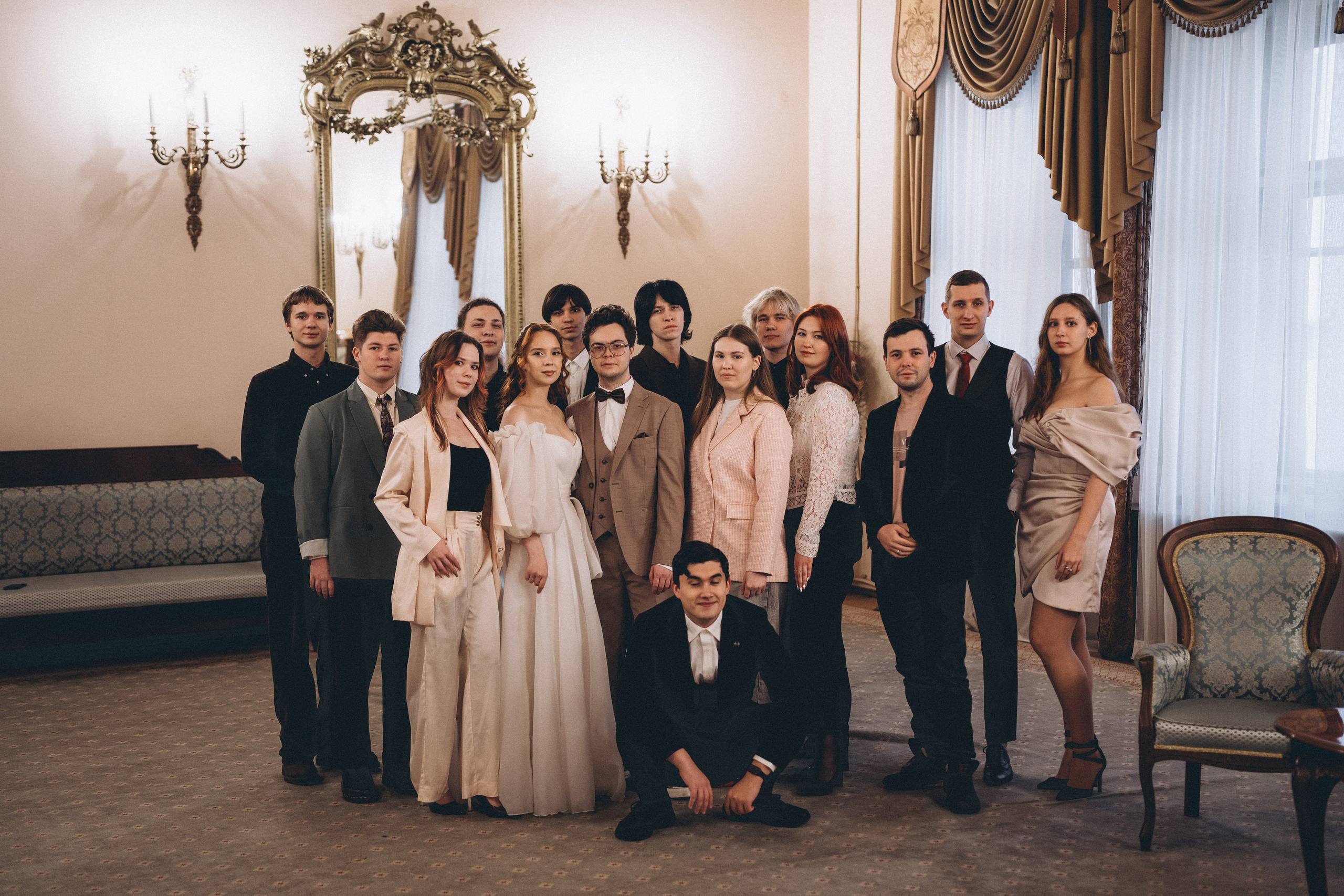 СВАДЕБНАЯ СЬЕМКА ВО ВТОРОМ ДВОРЦЕ С ГОСТЯМИ И ПРОГУЛКА В ТАВРИЧЕСКОМ САДУ. Профессиональный фотограф, Санкт-Петербург — Виктория Богомолова