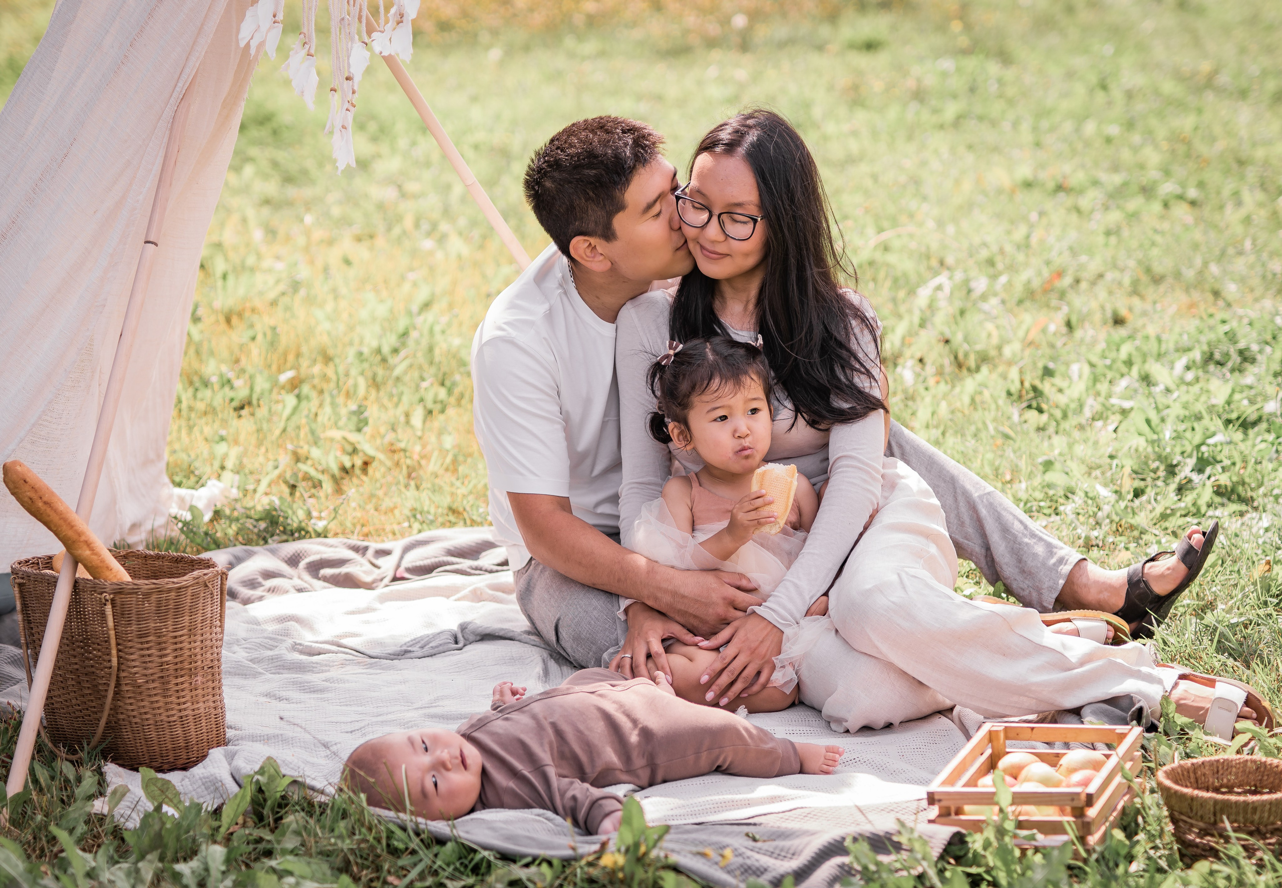 Пикник с лимонадом. Семейный фотограф Ефремова Виктория