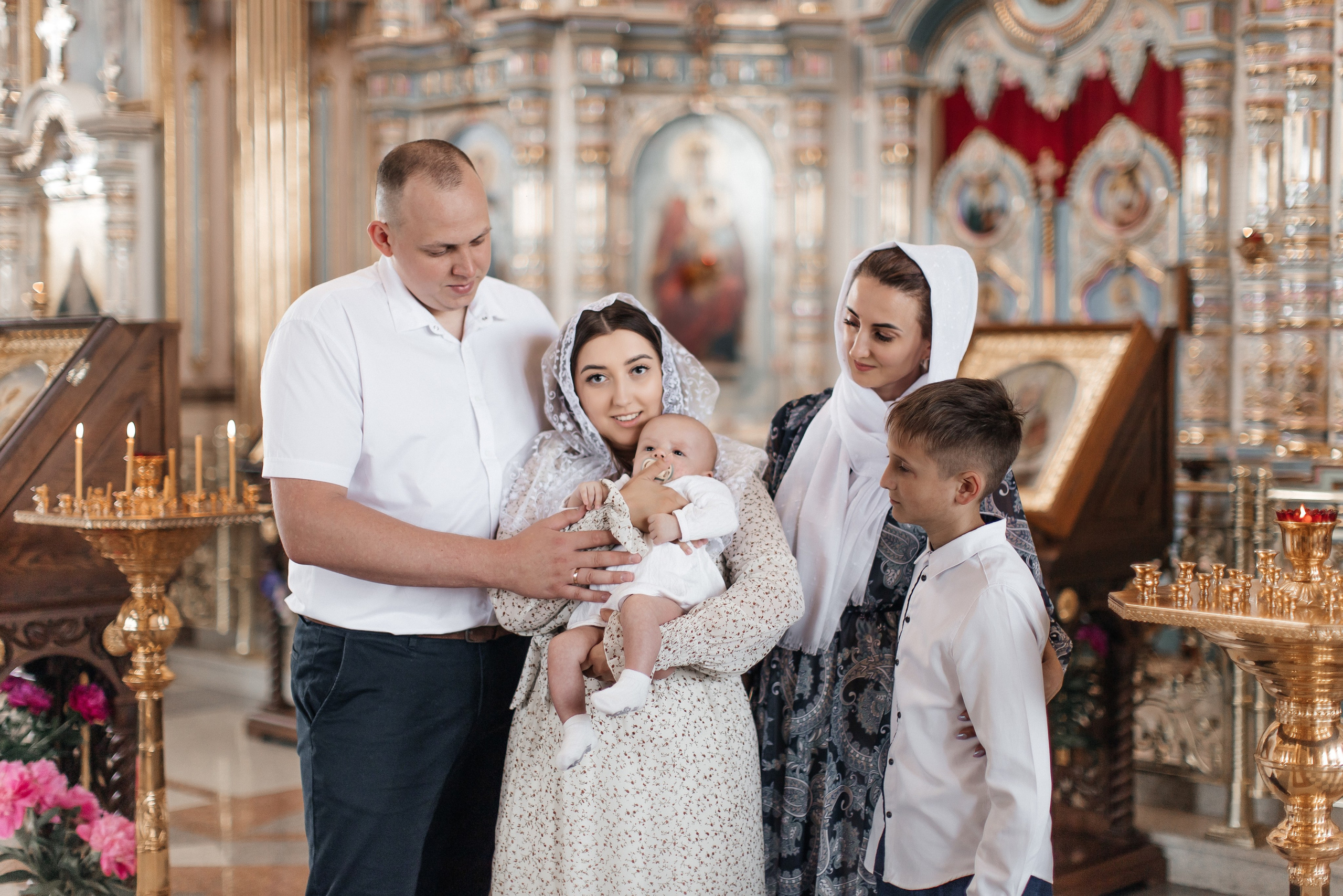 Таинство Крещения. Фотограф Лиана Артемова в Пензе