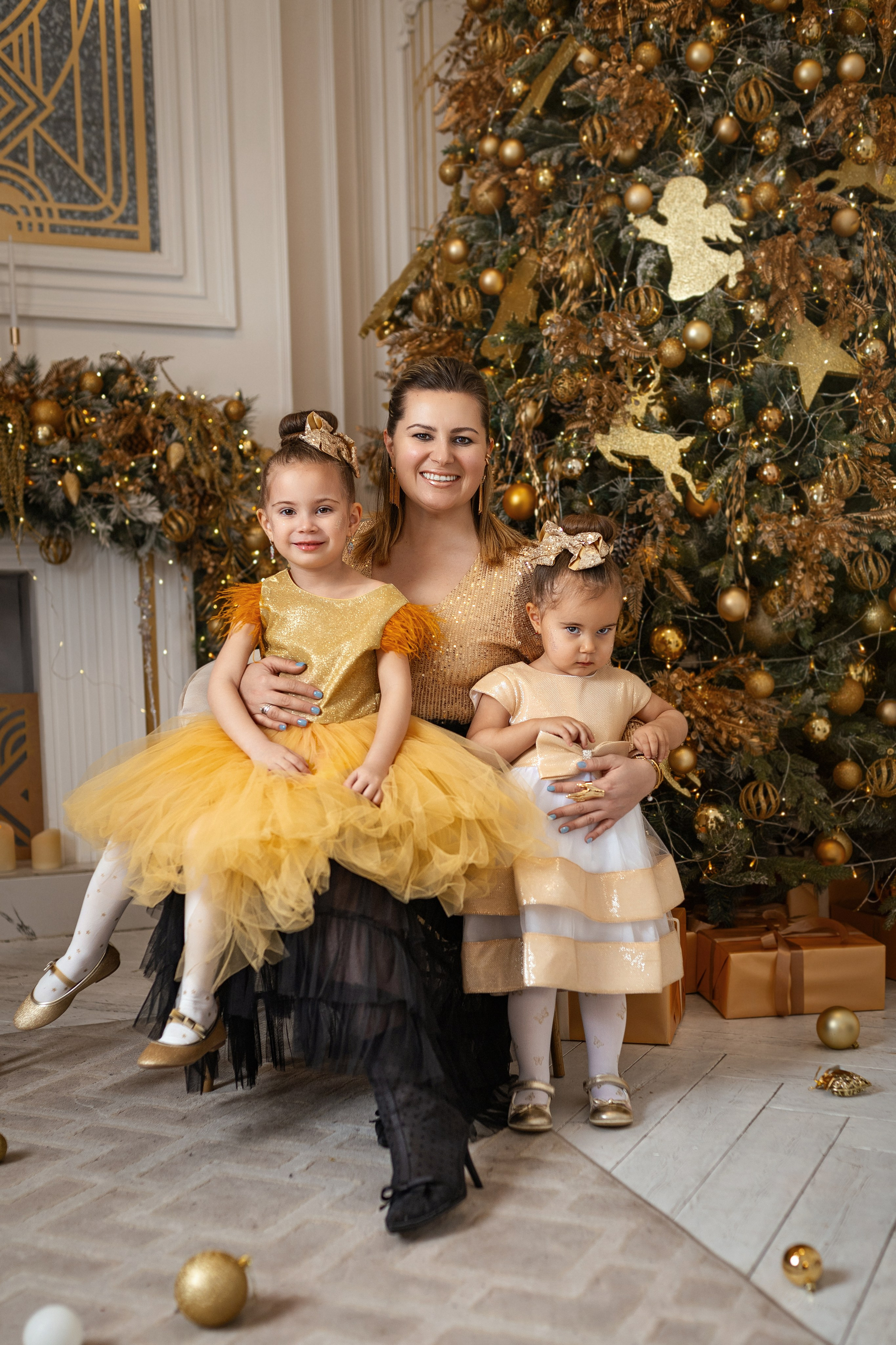 3 поколения. Новогодняя фотосессия. Трубинова Екатерина | Семейный фотограф | Москва