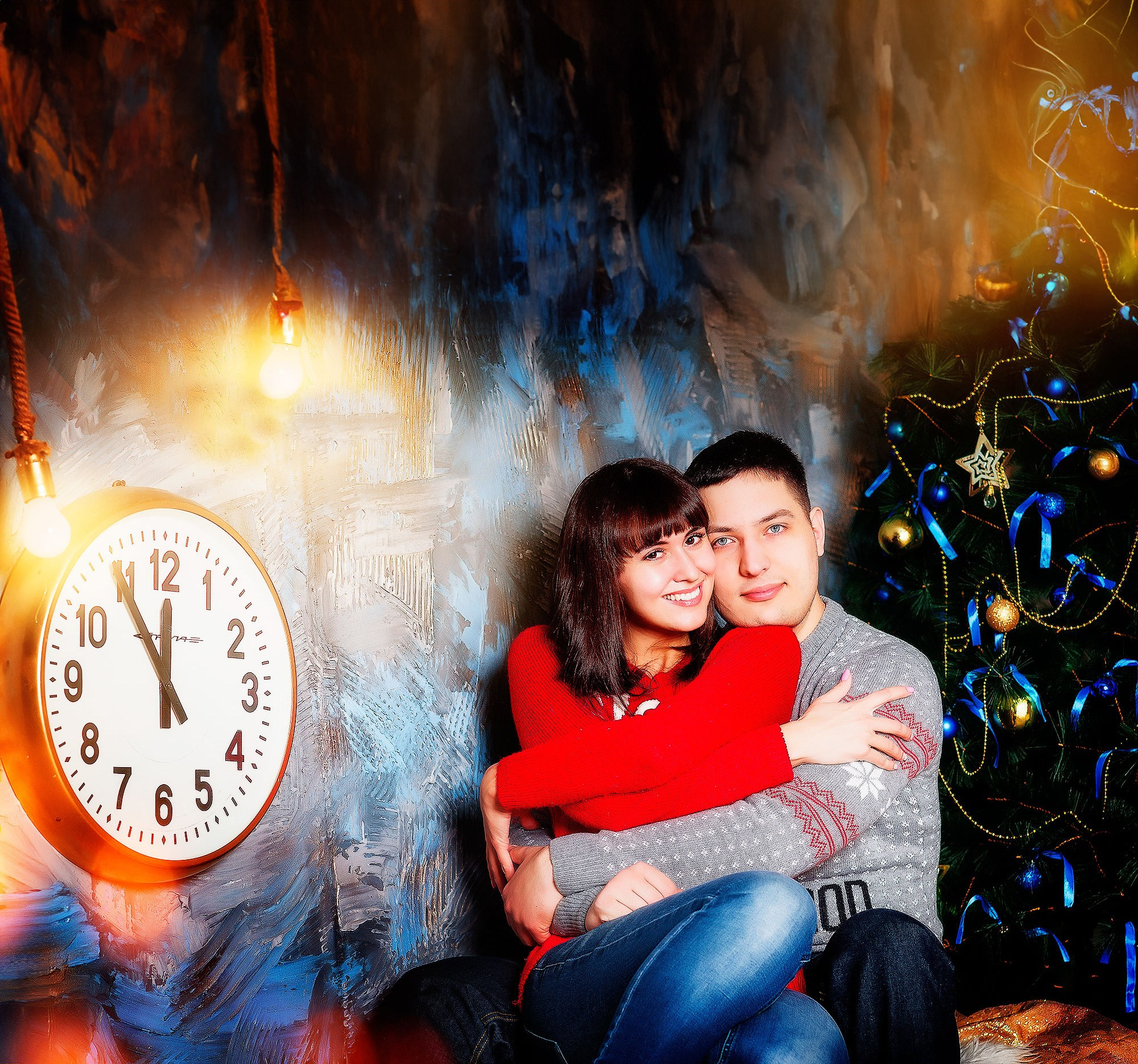 Семейная съёмка в студии. Семейный фотограф г. Новокузнецк Юлия Машникова