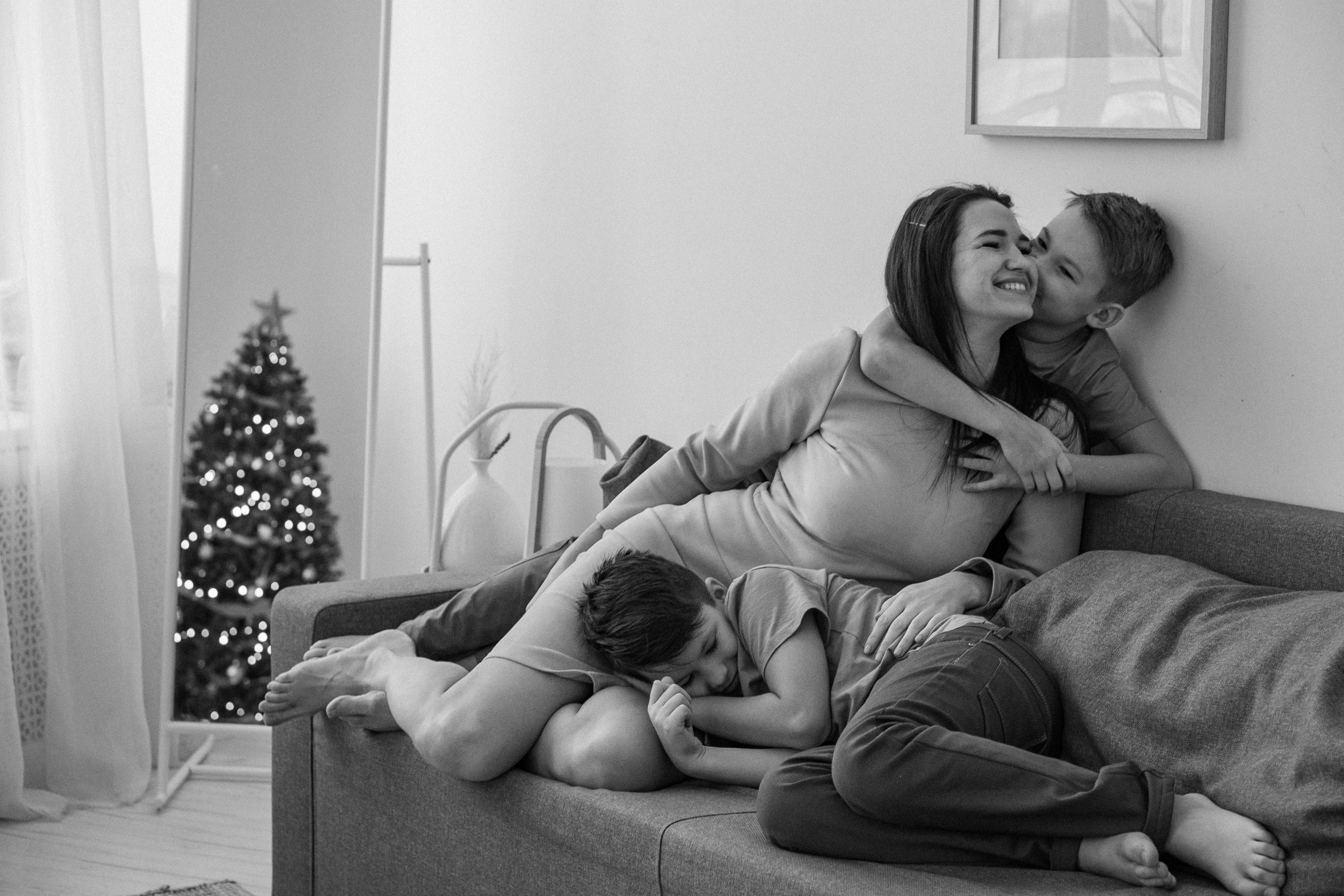 Семья Н. в фотостудии. Фотограф Ольга Игорева