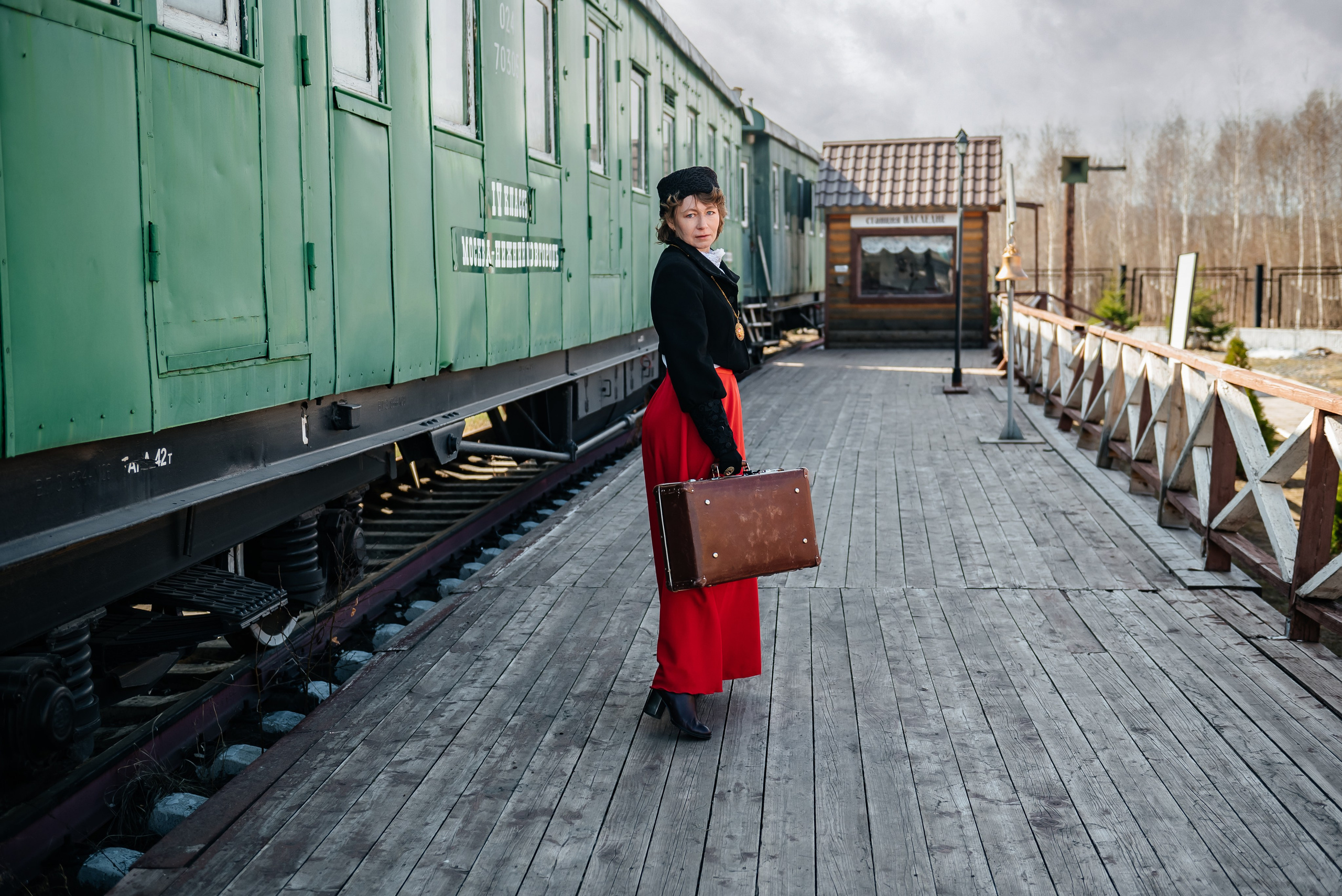 Наталья и Ретропоезд. Свадебный и семейный фотограф в Дзержинске Екатерина Шулакова