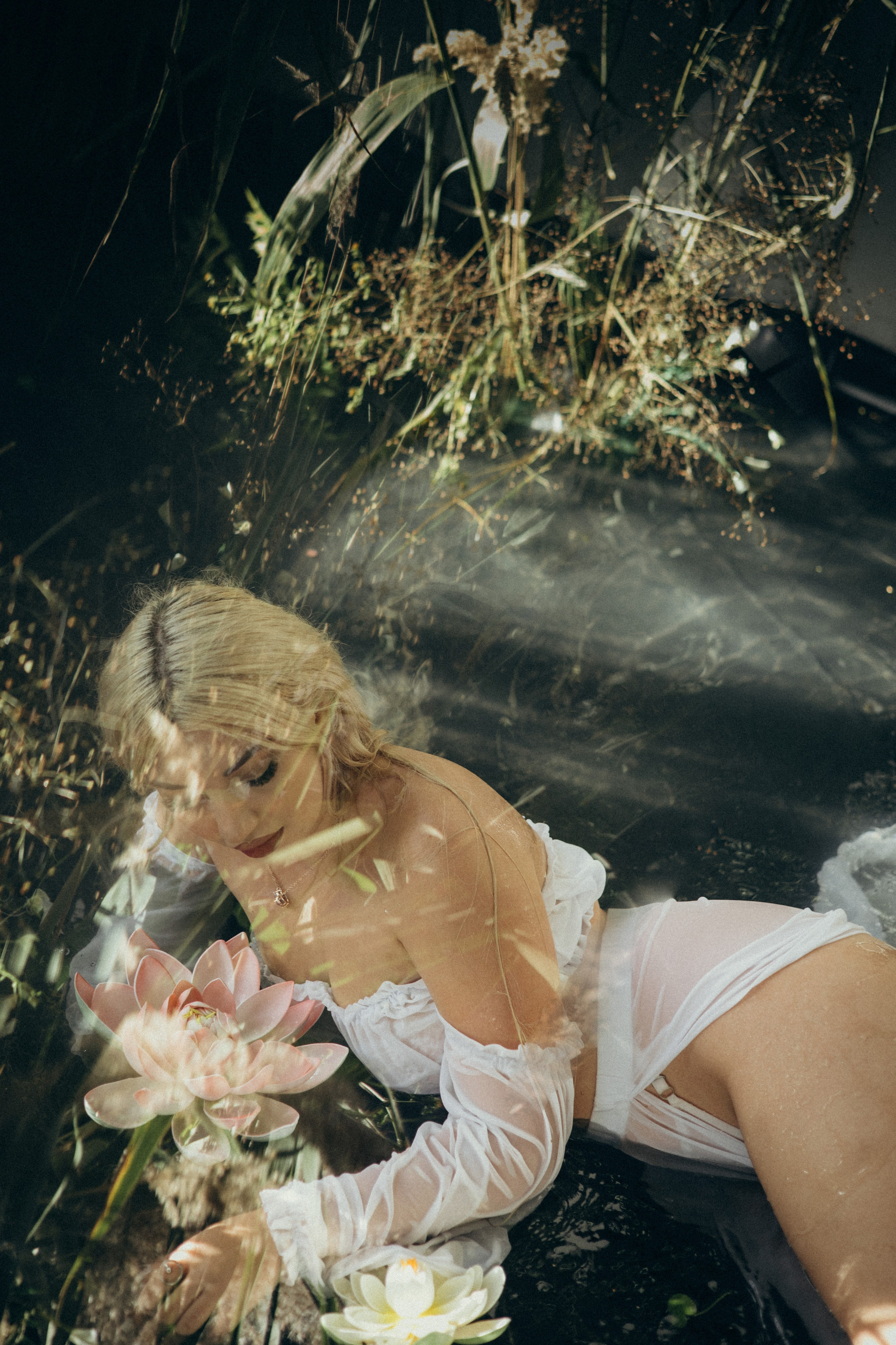 Даша и кувшинки. Портретный и семейный фотограф в Воронеже Ксения Ремизова