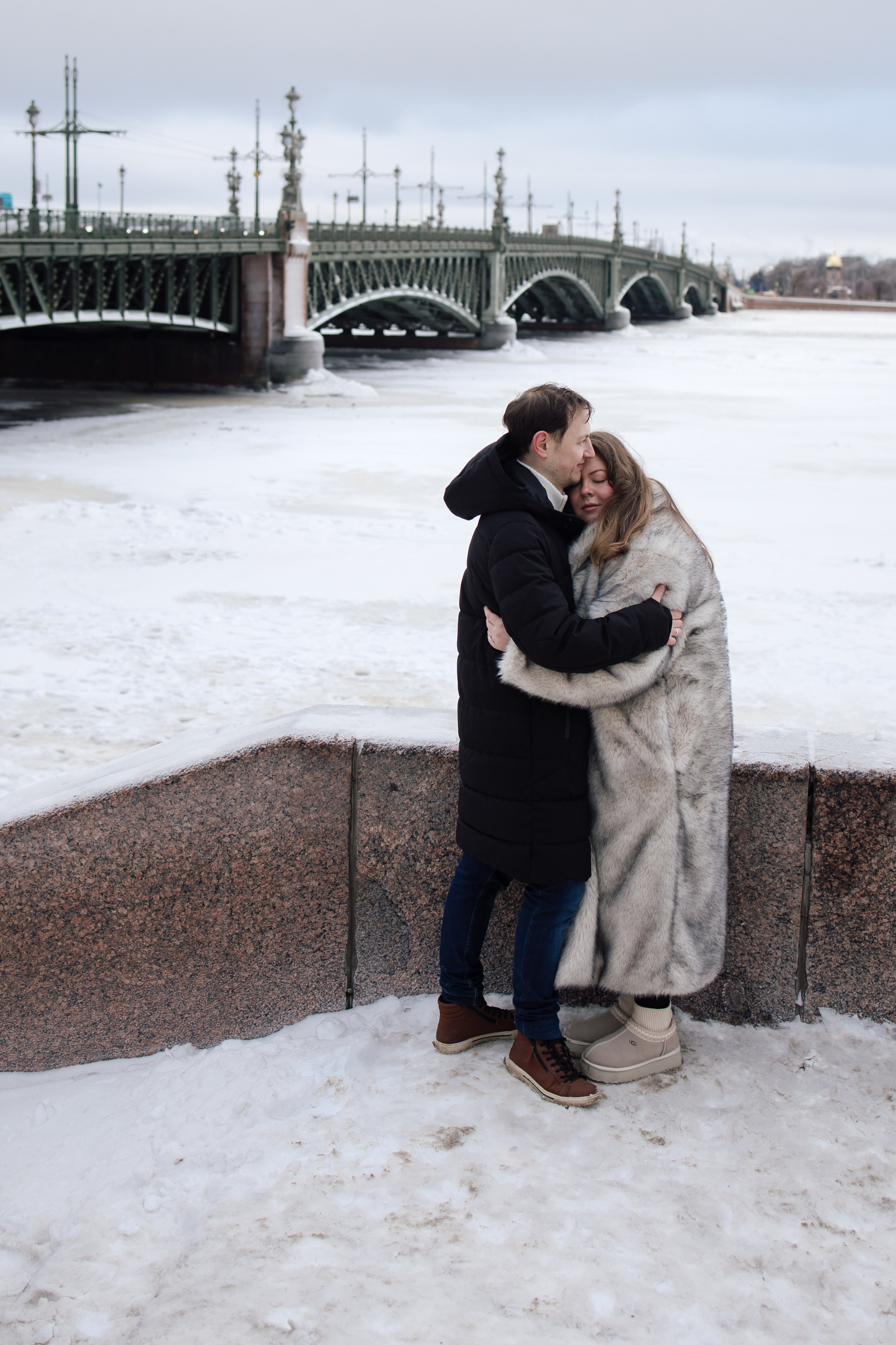 Зимняя глава. Артем и Лиза. Ваш фотограф в Санкт-Петербурге