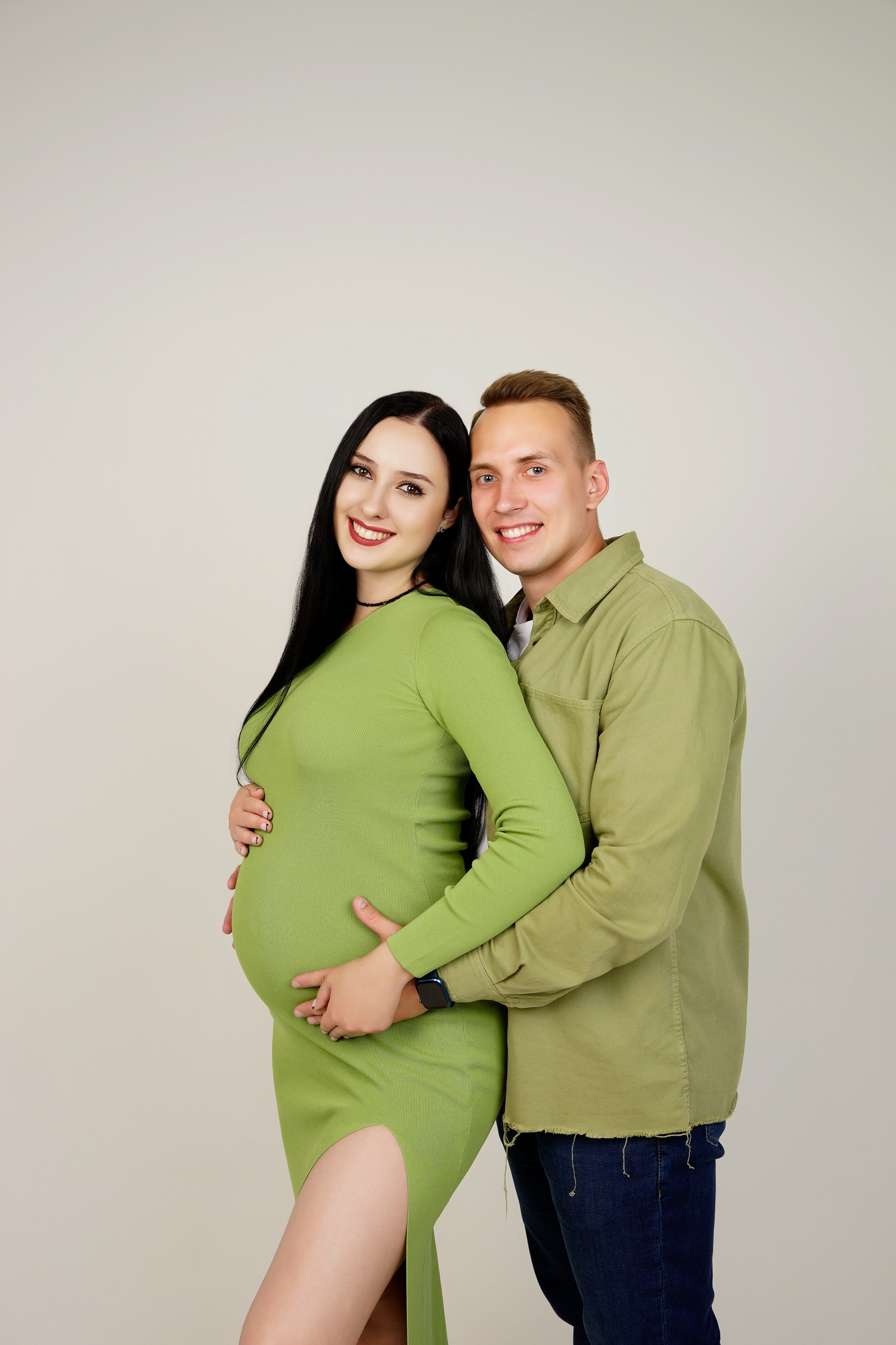 Съёмка беременности в моей фотостудии «НЕБО». Женский фотограф в Химках Алёна Ленёва