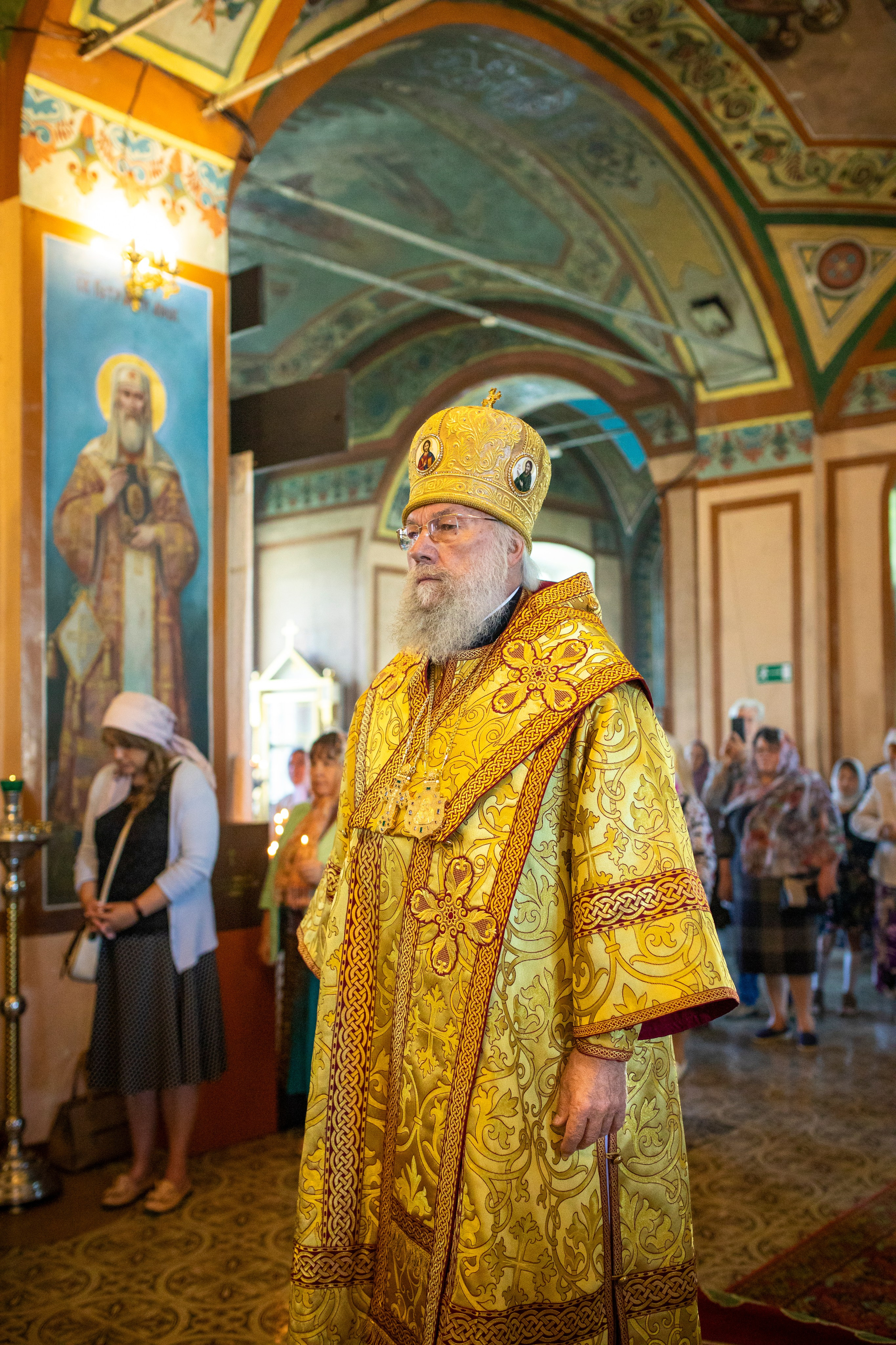 Служба епископа Александровского и Юрьев-Польского Иннокентия. Арт- фотограф Москва