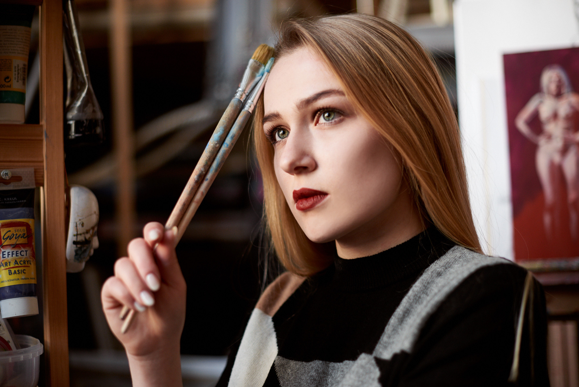 Надя в художественной студии Нюанс. Фотограф в Челябинске Любовь Денисенко