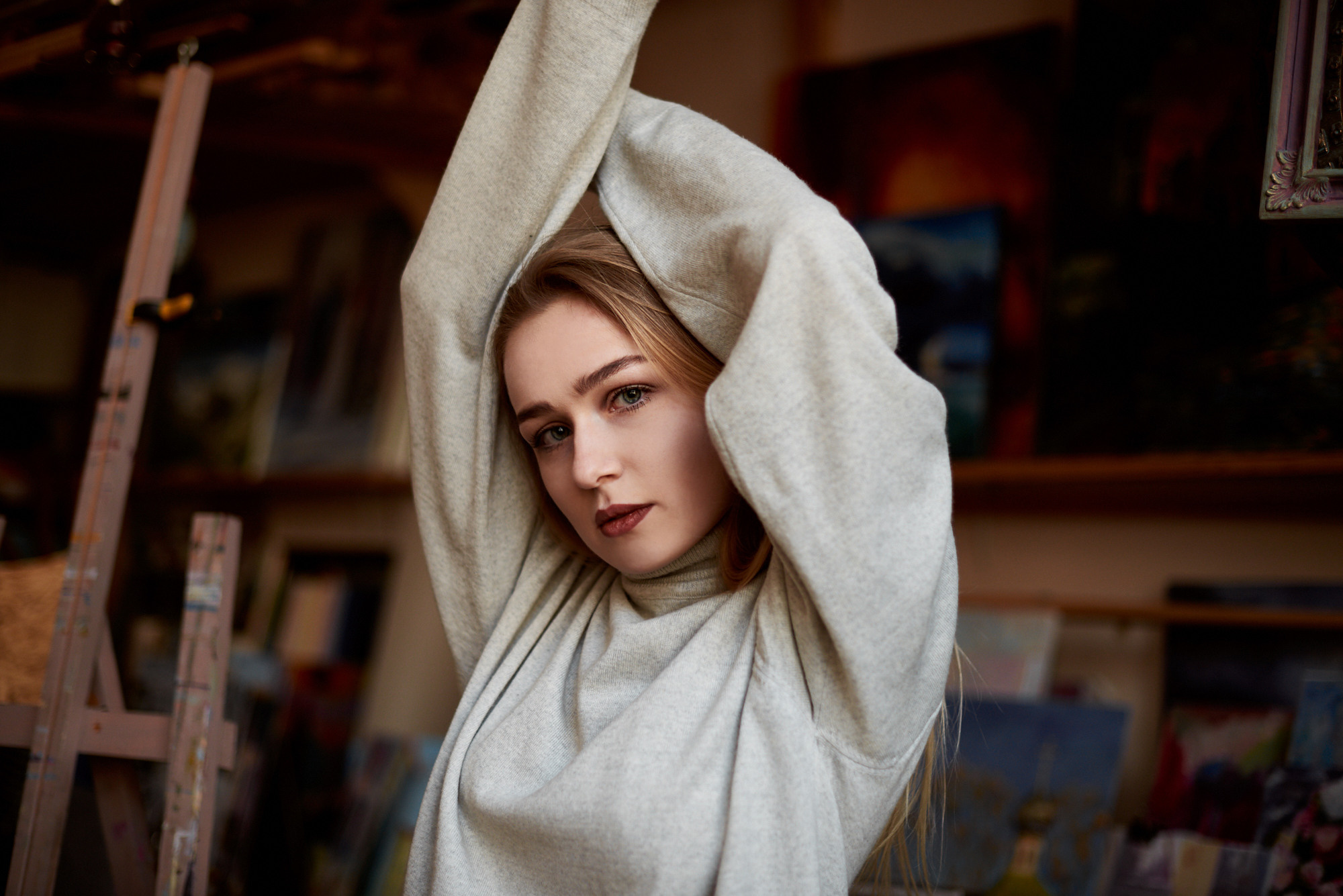 Надя в художественной студии Нюанс. Фотограф в Челябинске Любовь Денисенко