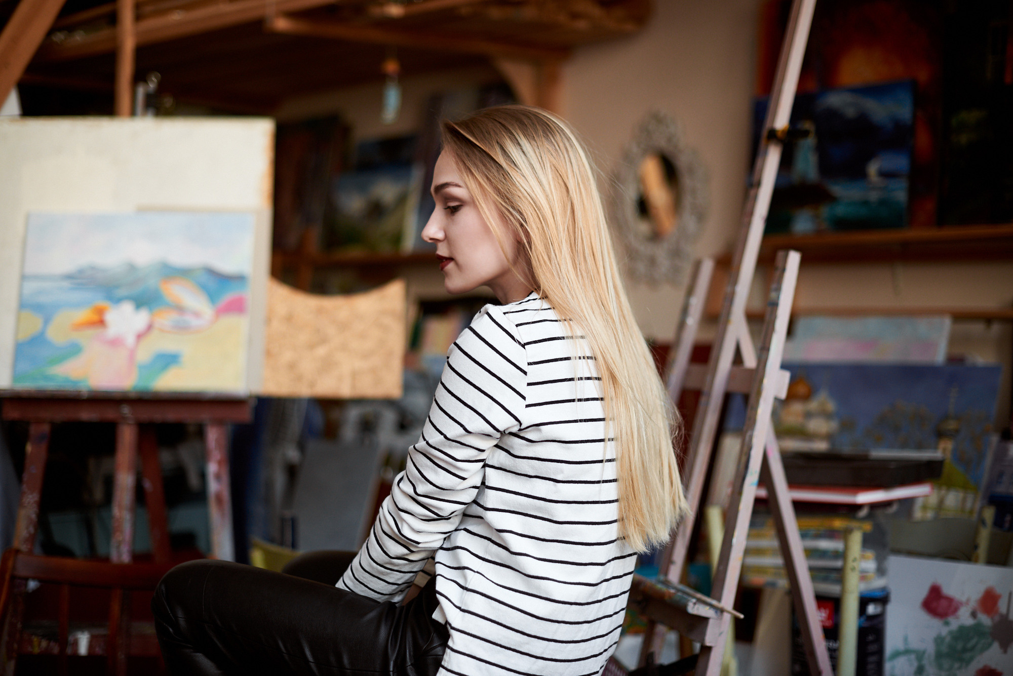 Надя в художественной студии Нюанс. Фотограф в Челябинске Любовь Денисенко