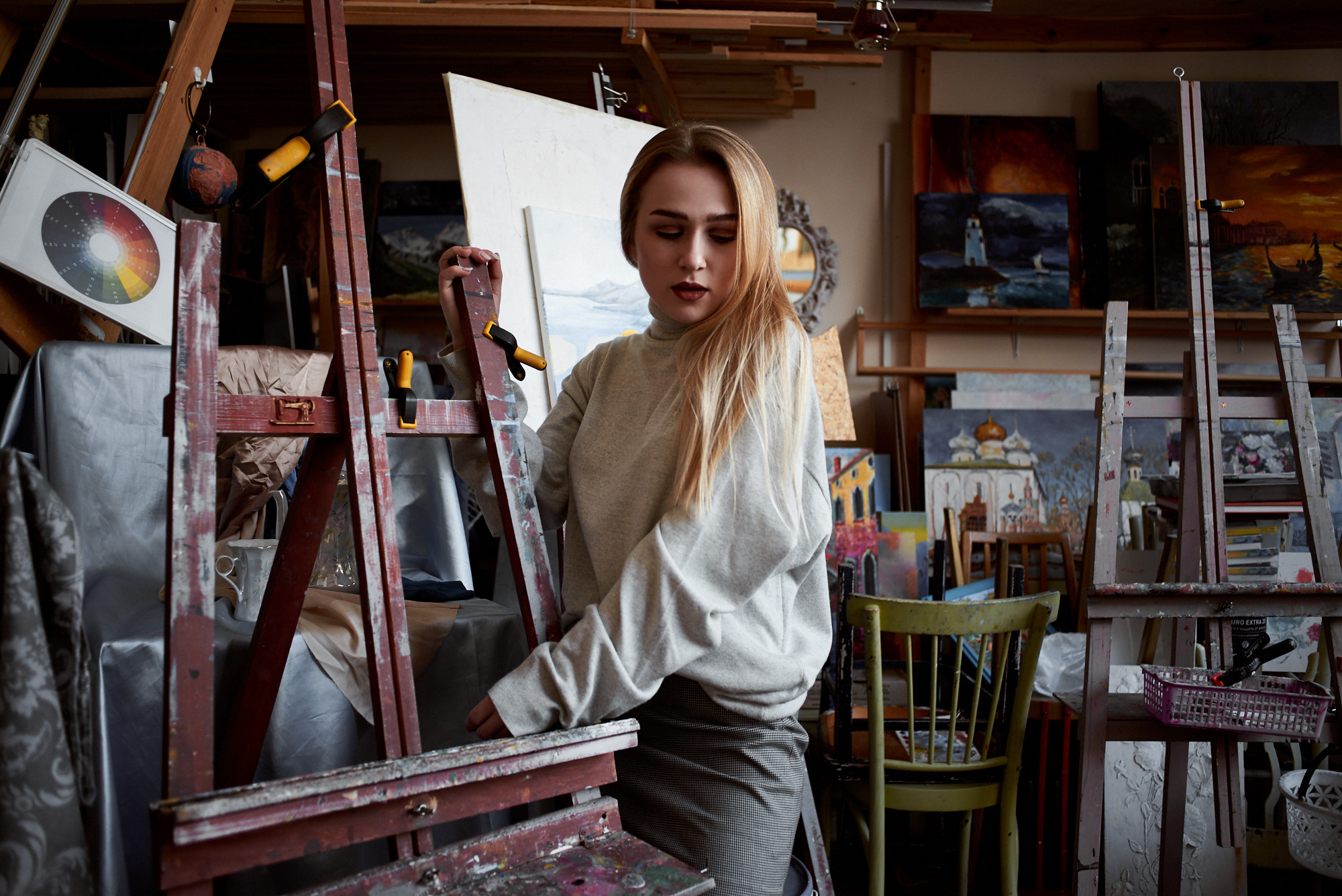 Надя в художественной студии Нюанс. Фотограф в Челябинске Любовь Денисенко