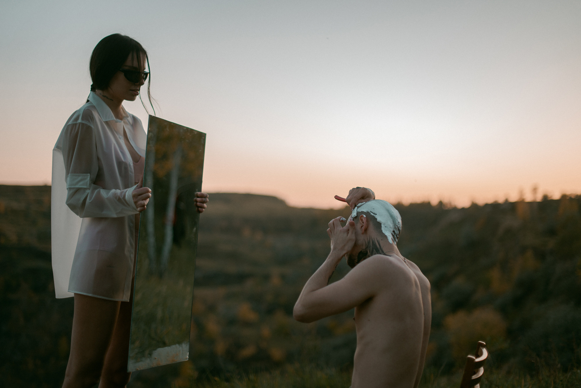 Бэкстейдж съемки художественного видеоролика. Фотограф в Челябинске Любовь Денисенко