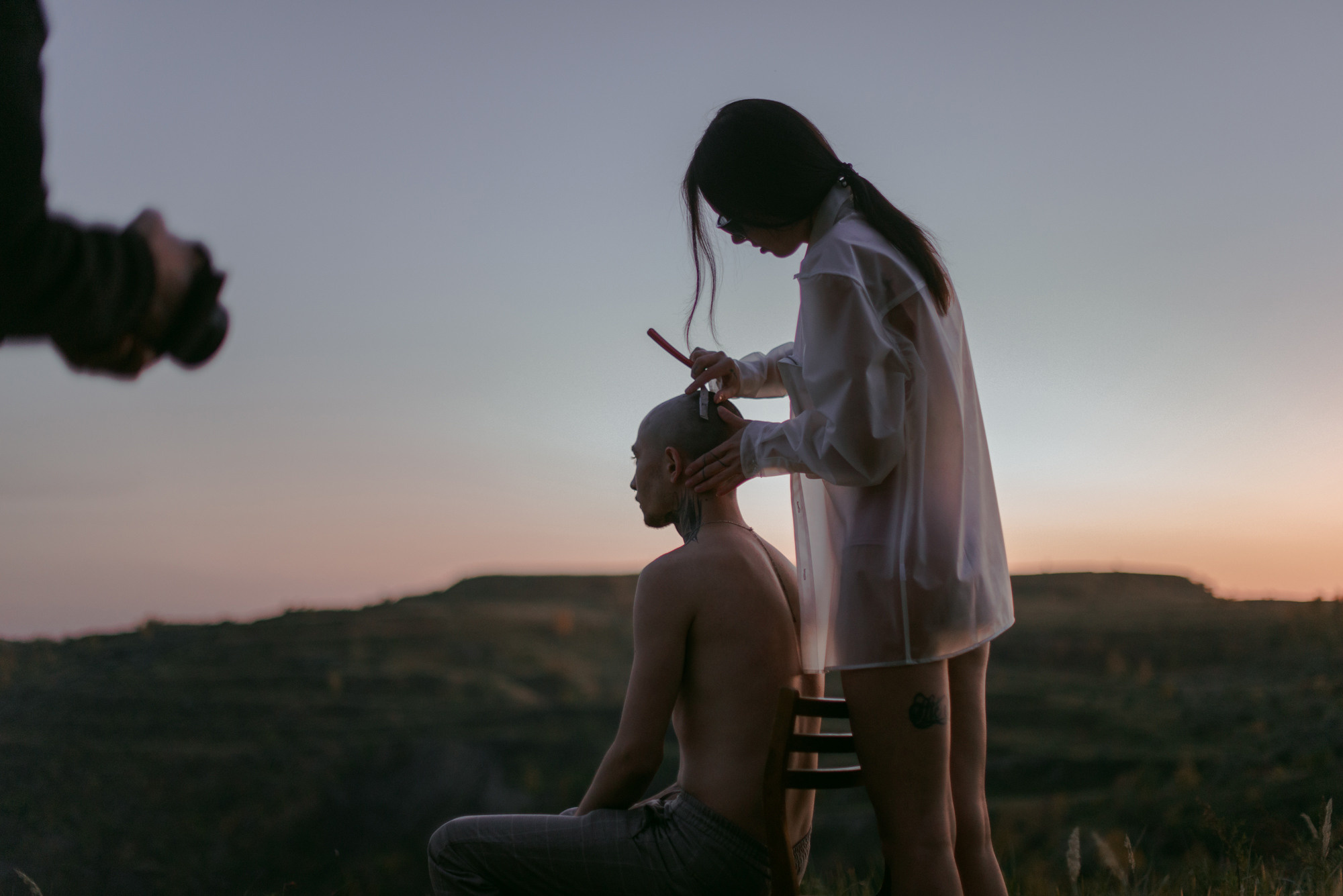 Бэкстейдж съемки художественного видеоролика. Фотограф в Челябинске Любовь Денисенко