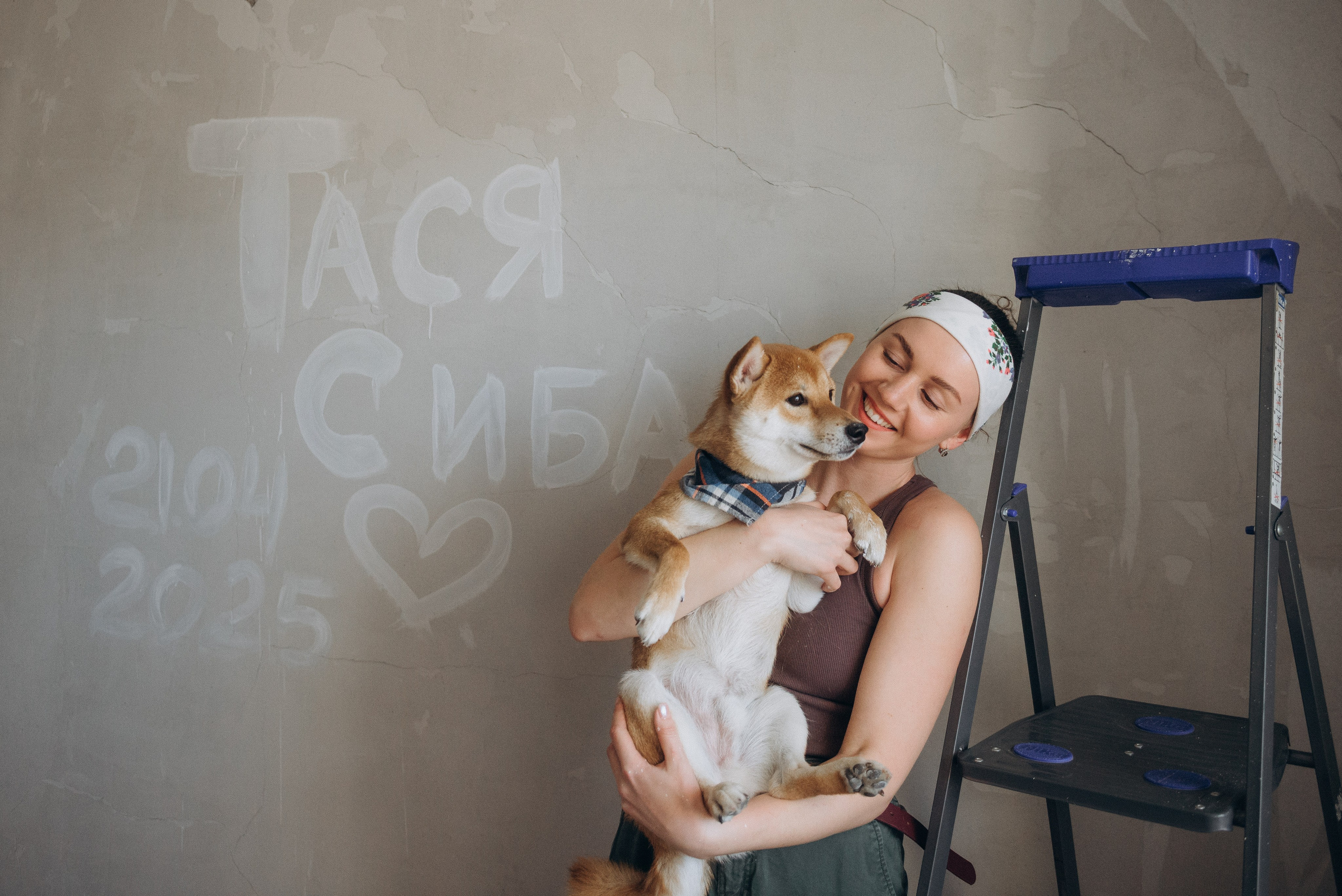 Ремонтники: Тася и Сиба. Ирина Метелица фотограф на Шикотане