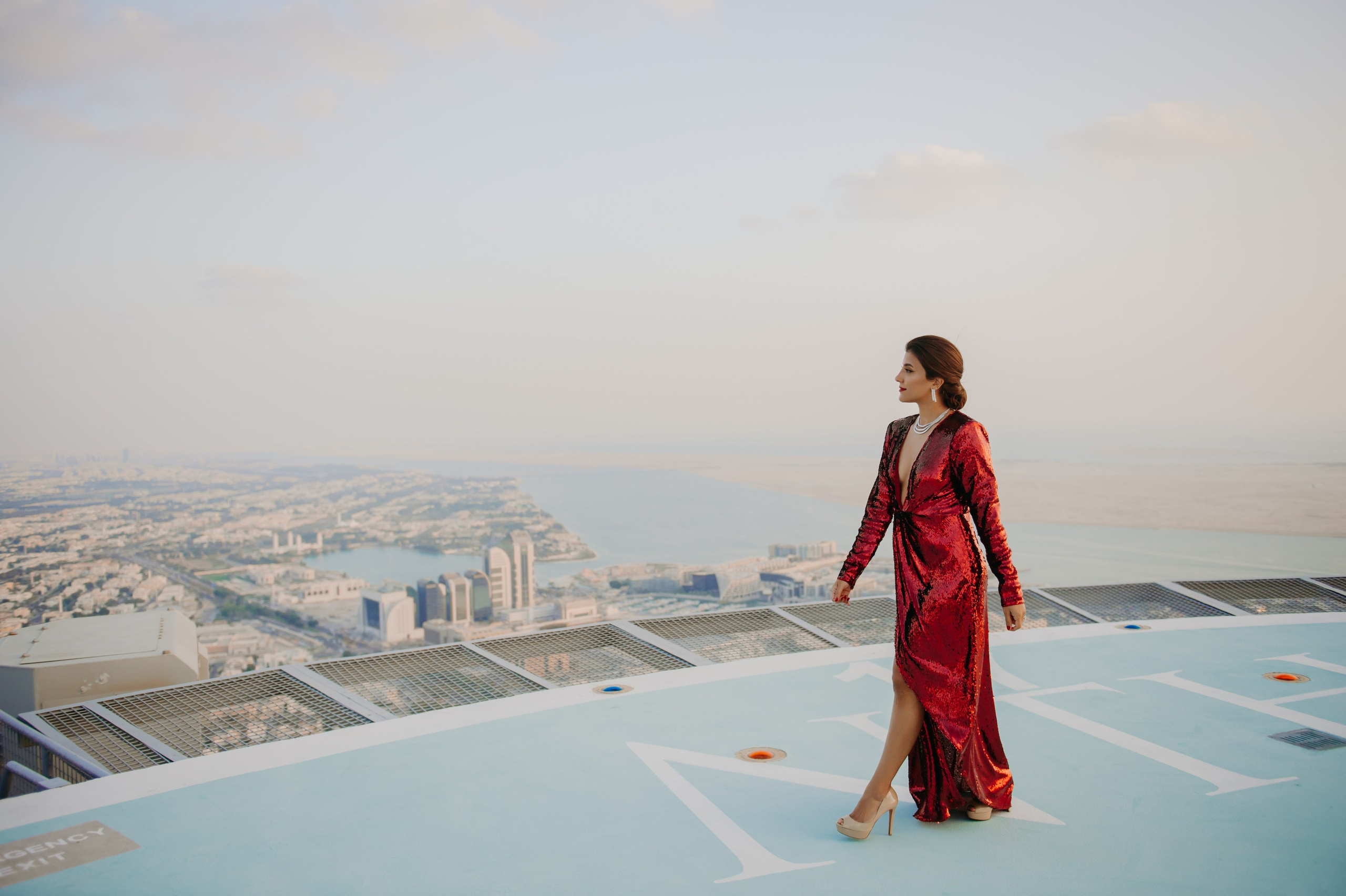 Love Story на высоте (Абу Даби). Фотограф в Москве и Санкт-Петербурге Дарина