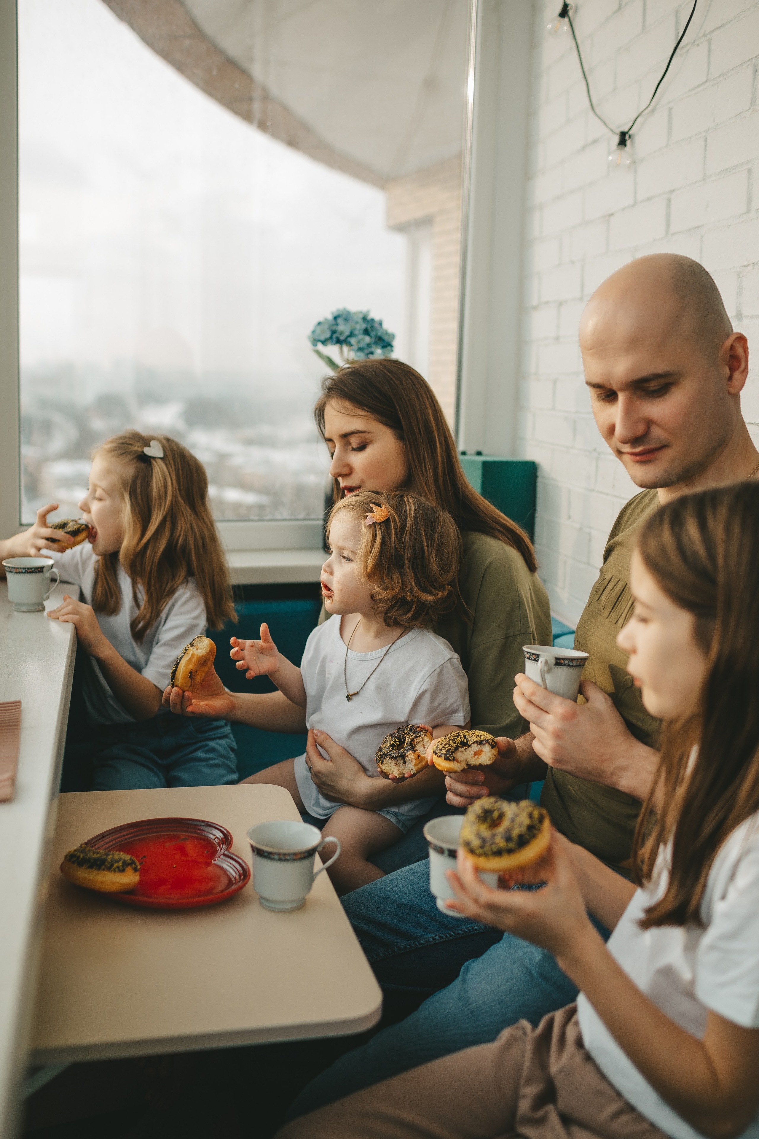 Семья Пети и Алёны (домашняя фотосессия). Семейный и детский фотограф и видеограф в Москве, Дрокина Наталья