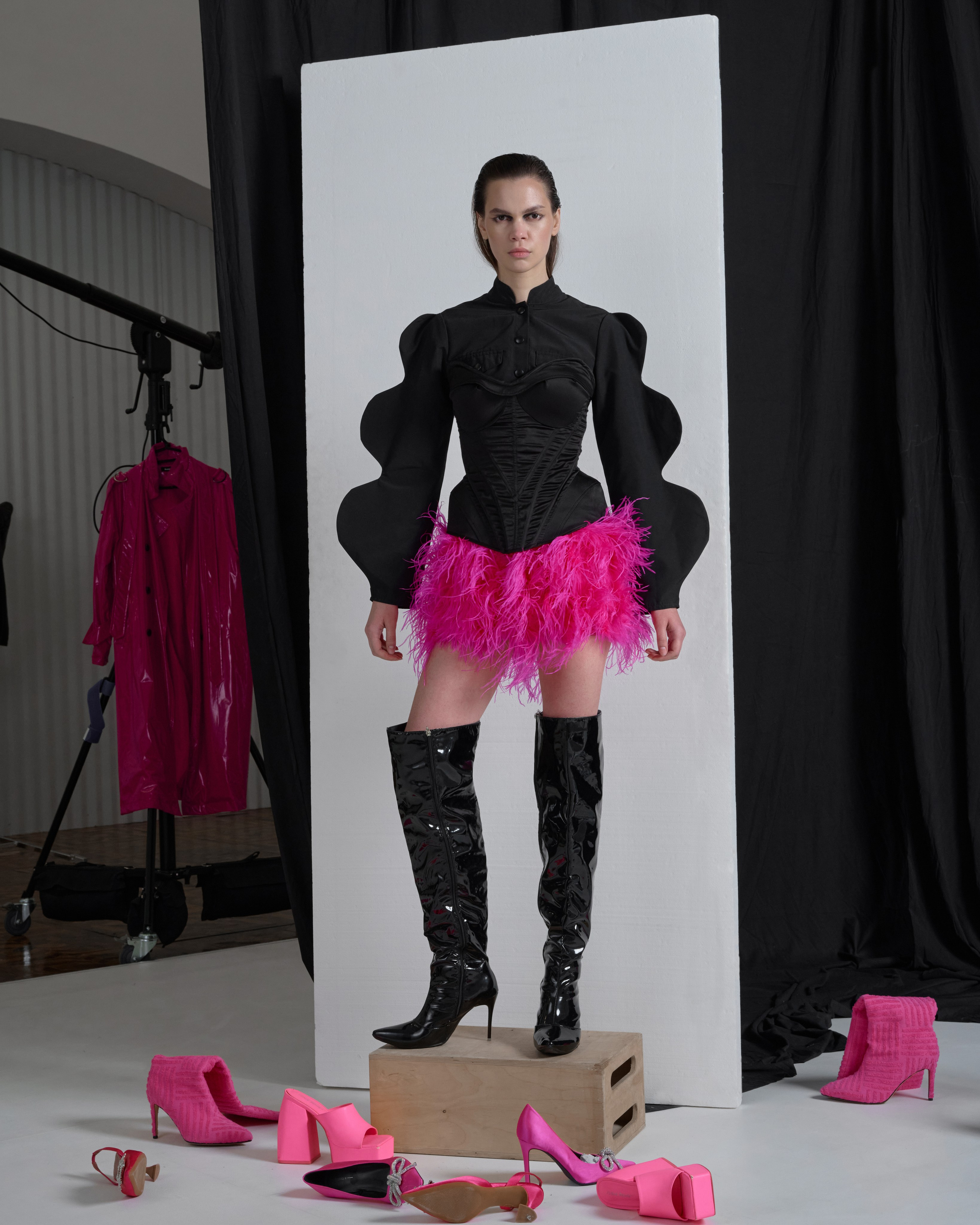 LookBook новогодней коллекции одежды в аренду для фотосессий. Фотограф в Москве