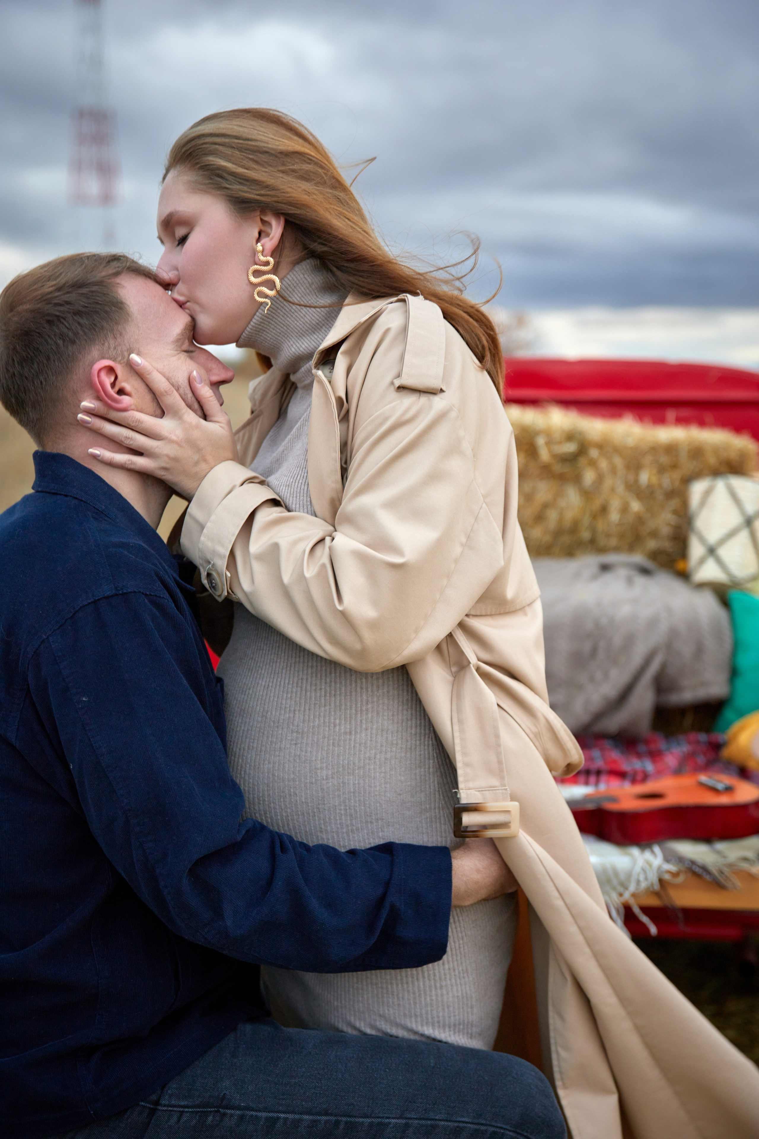 Осенняя с машиной. Фотограф в Самаре Анастасия Афанасьева