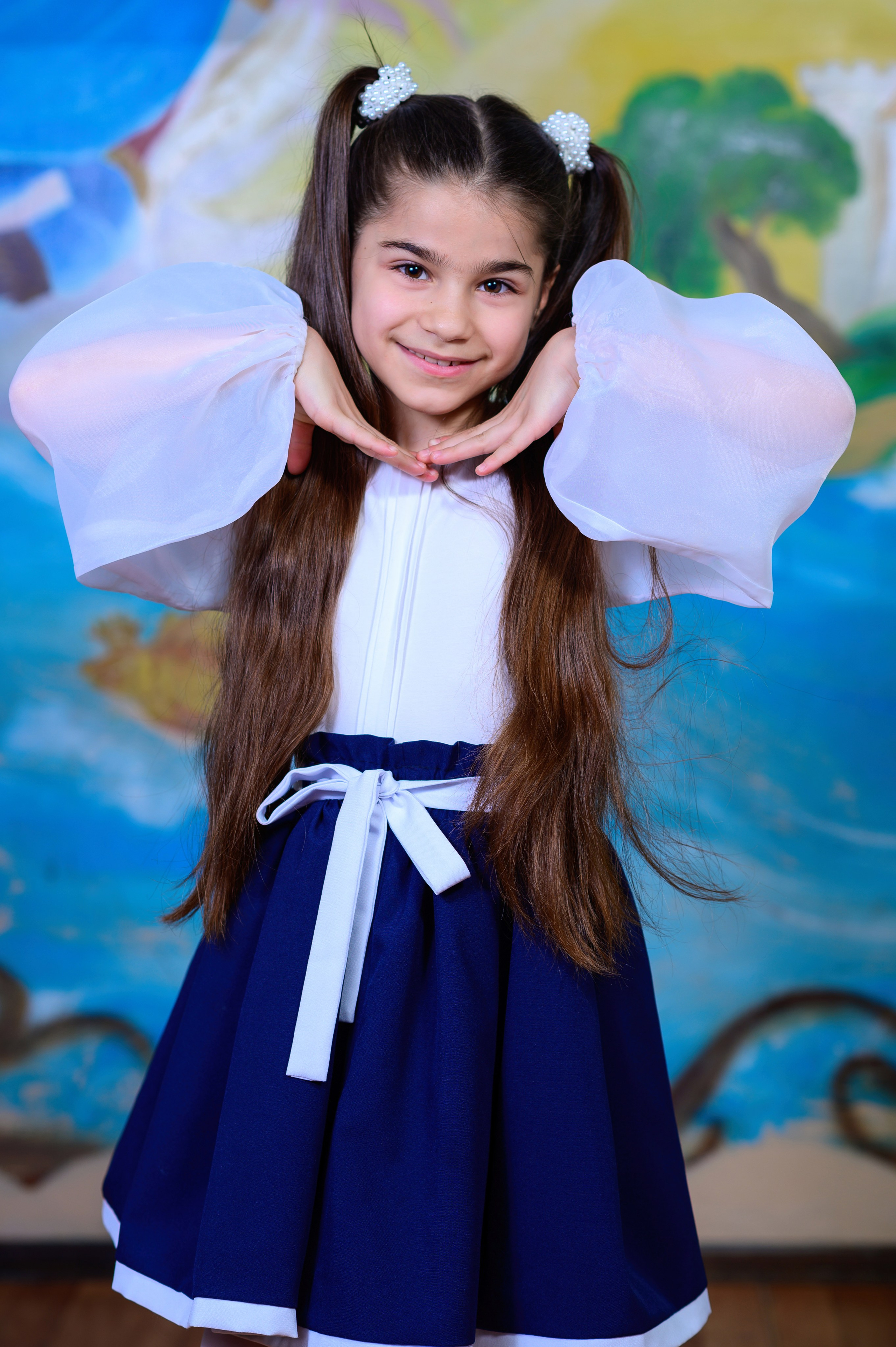 Портрет и общая фотография класса. Выпускной школьный альбом в Москве / Школьный фотограф Юлия Михайленко