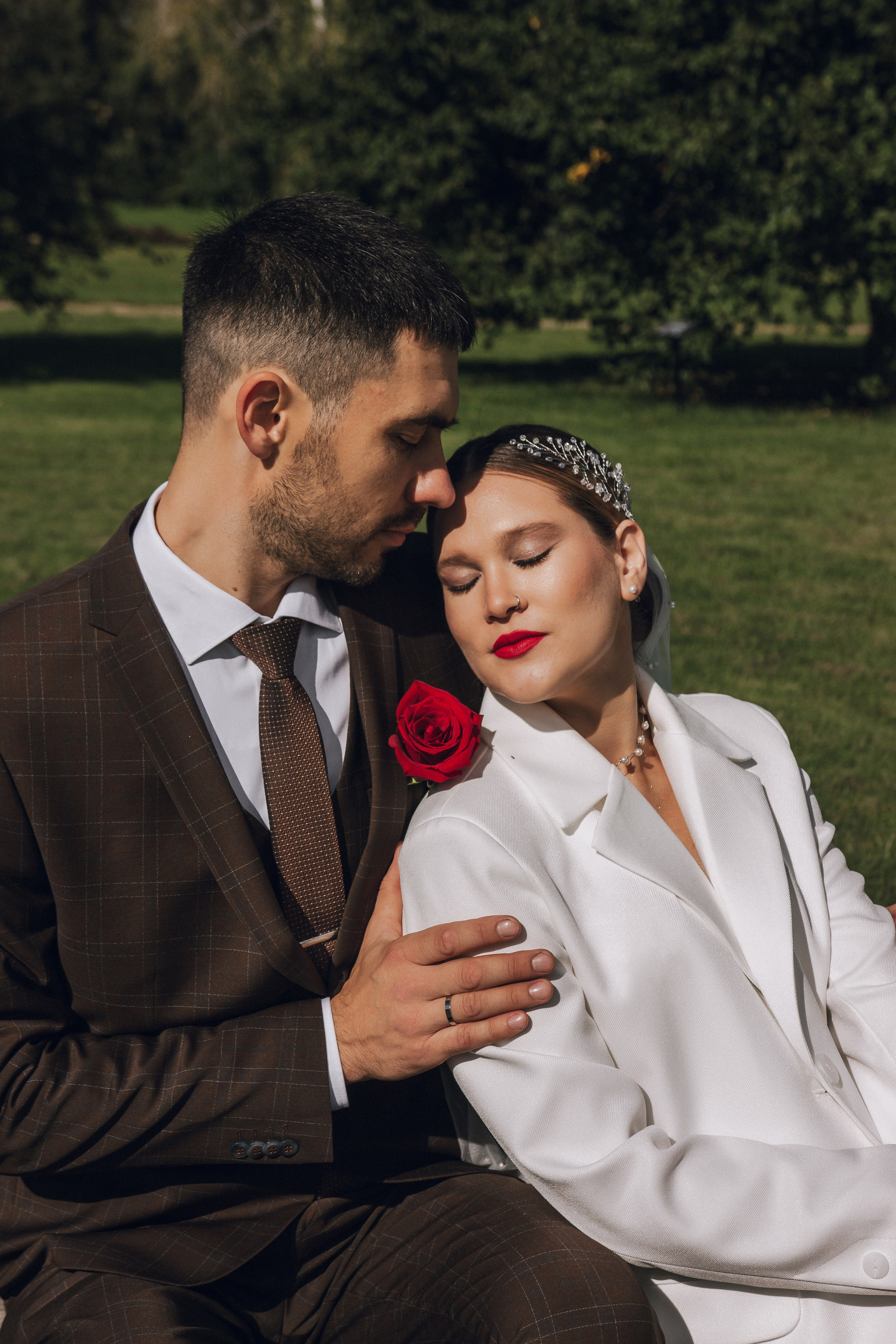 Дарья и Павел Ботанический сад. Фотограф Новосибирск