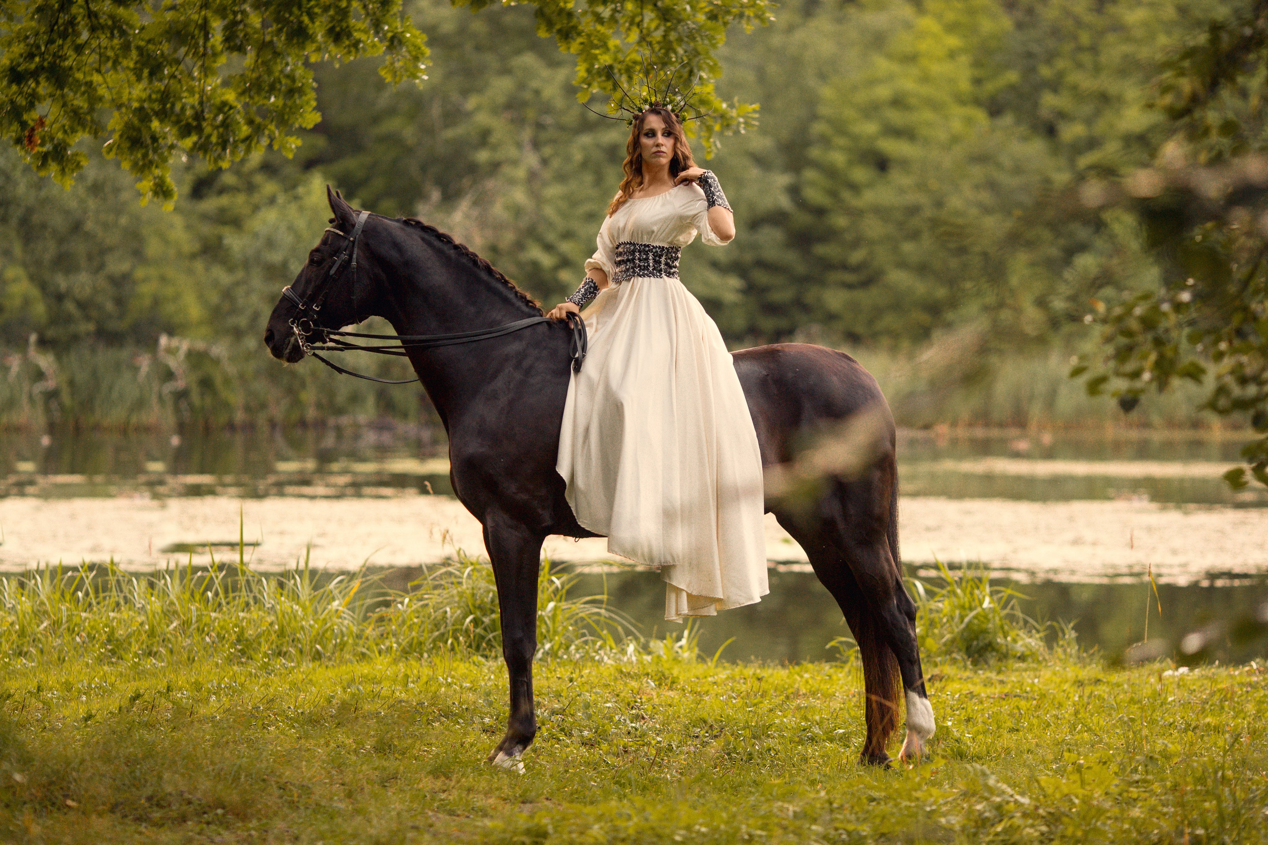 Фотосессия с лошадью в парке СПб