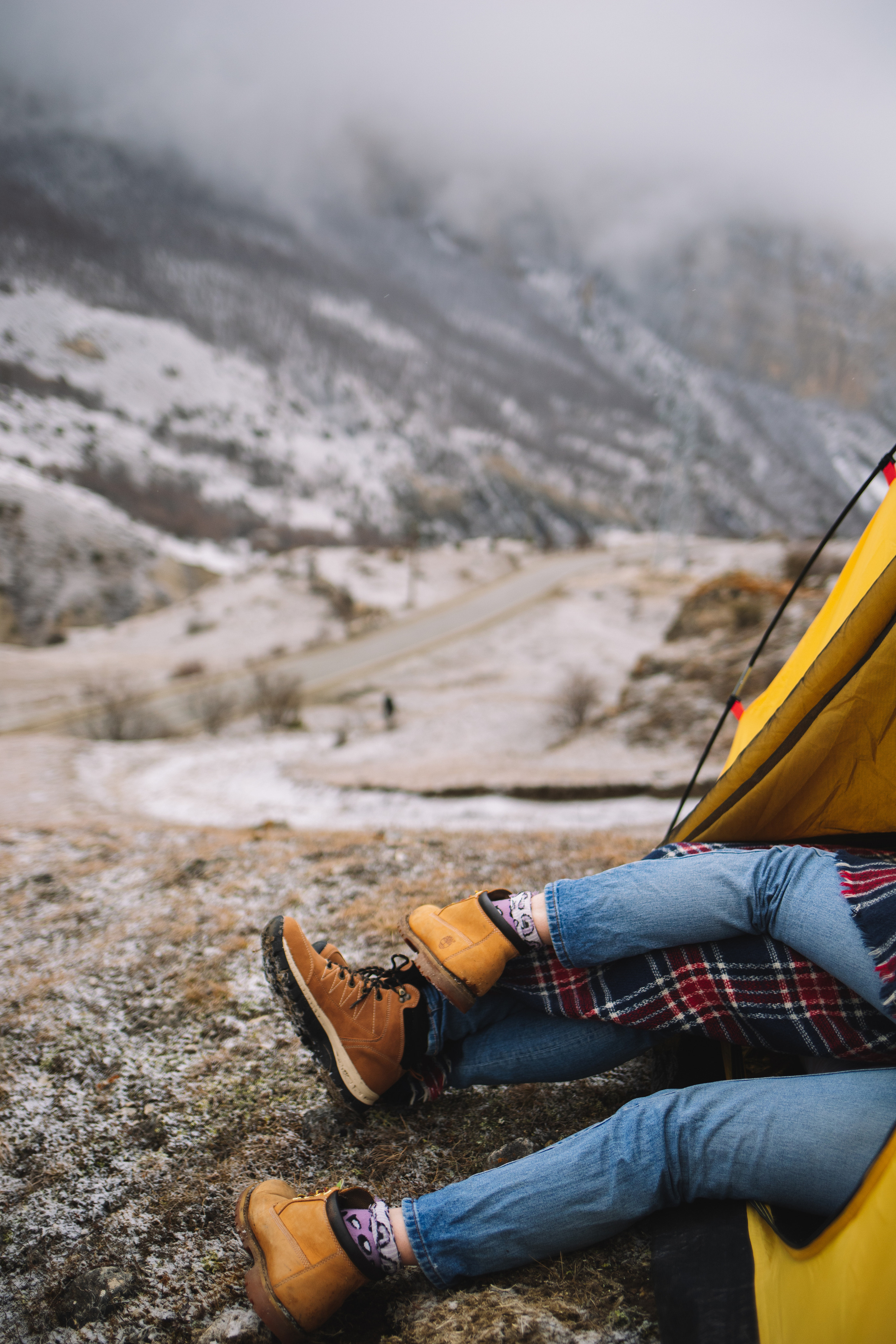 Dawn in the mountains. Wedding and family photographer