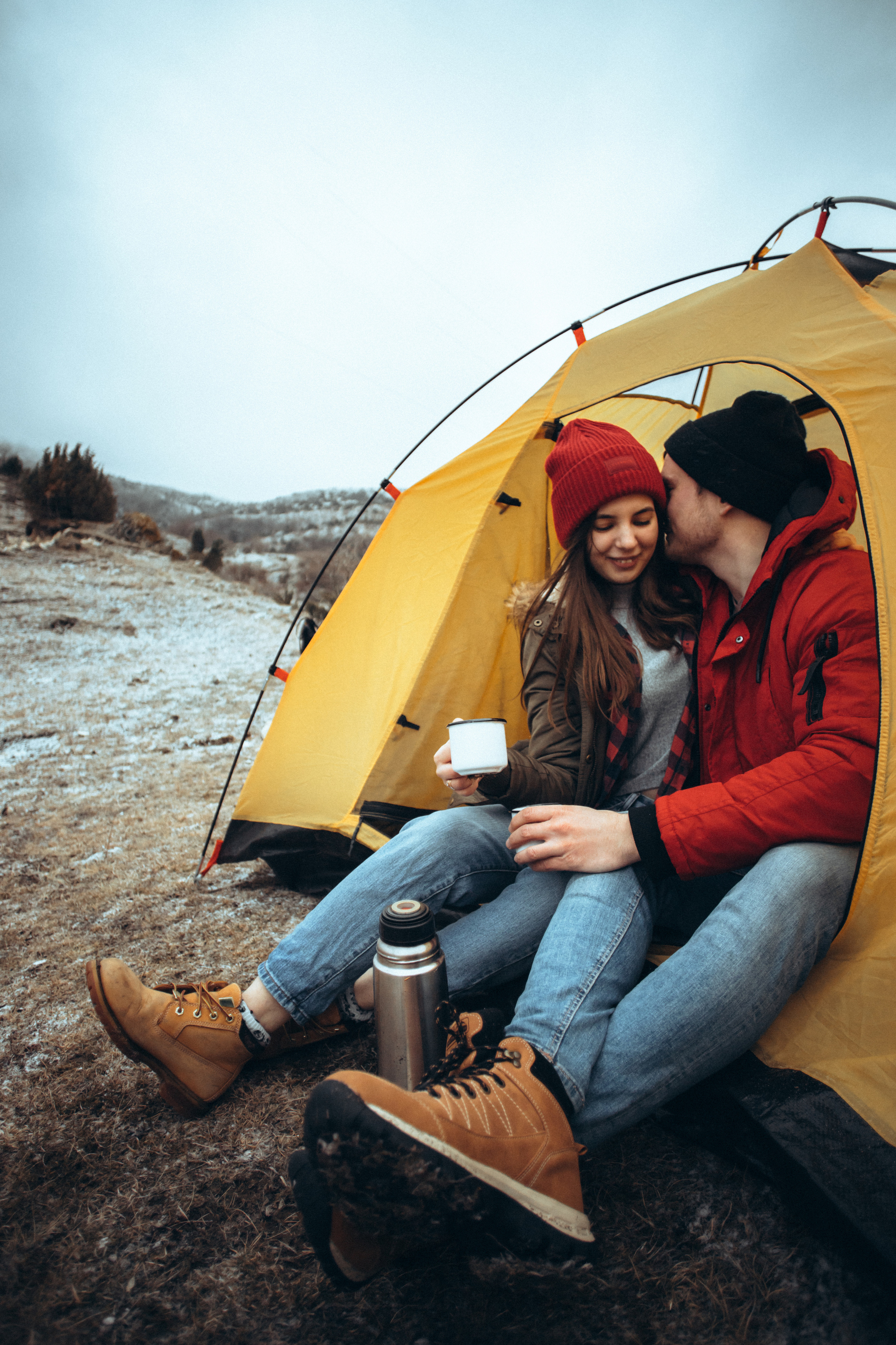 Dawn in the mountains. Wedding and family photographer