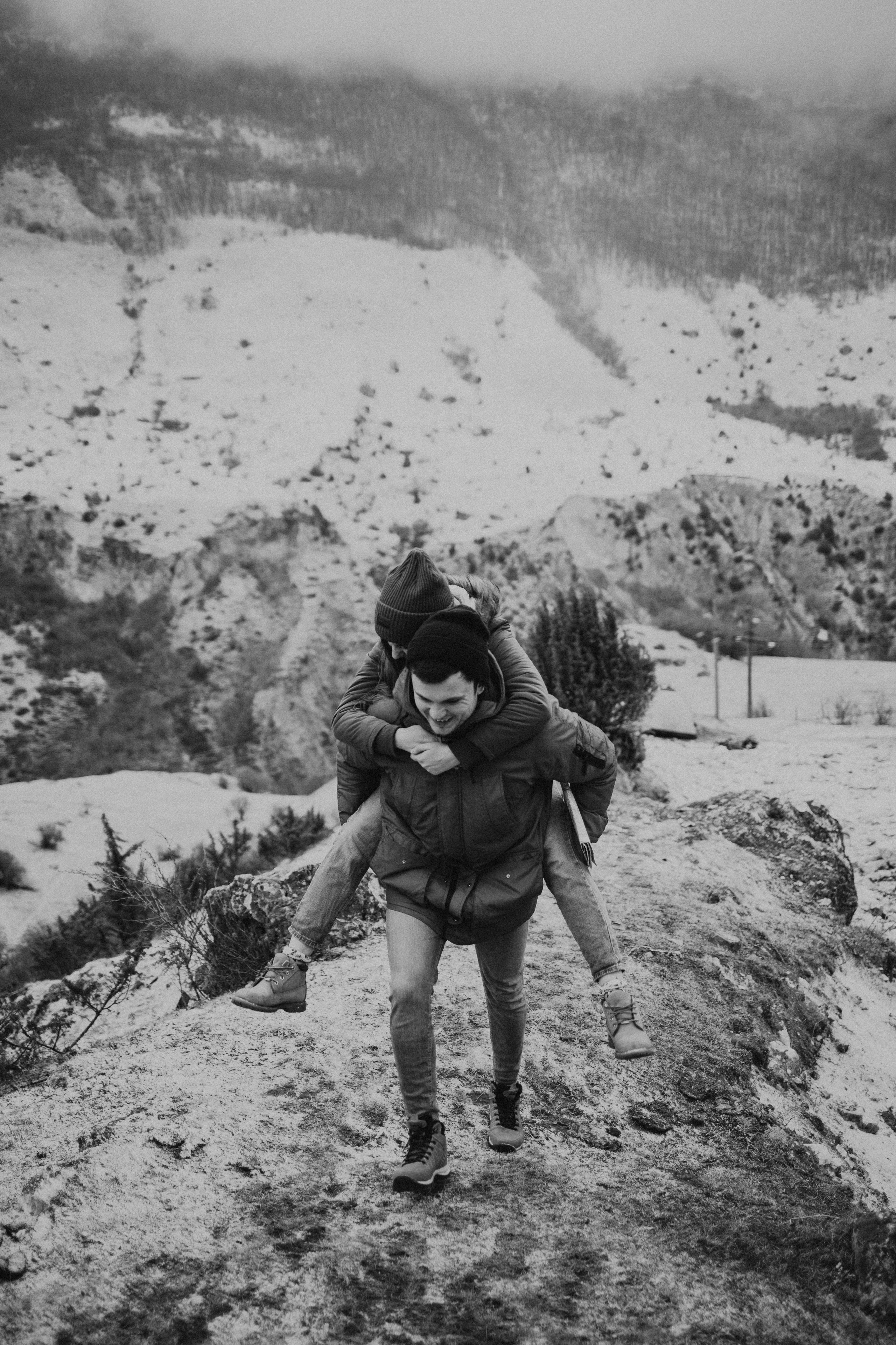 Dawn in the mountains. Wedding and family photographer