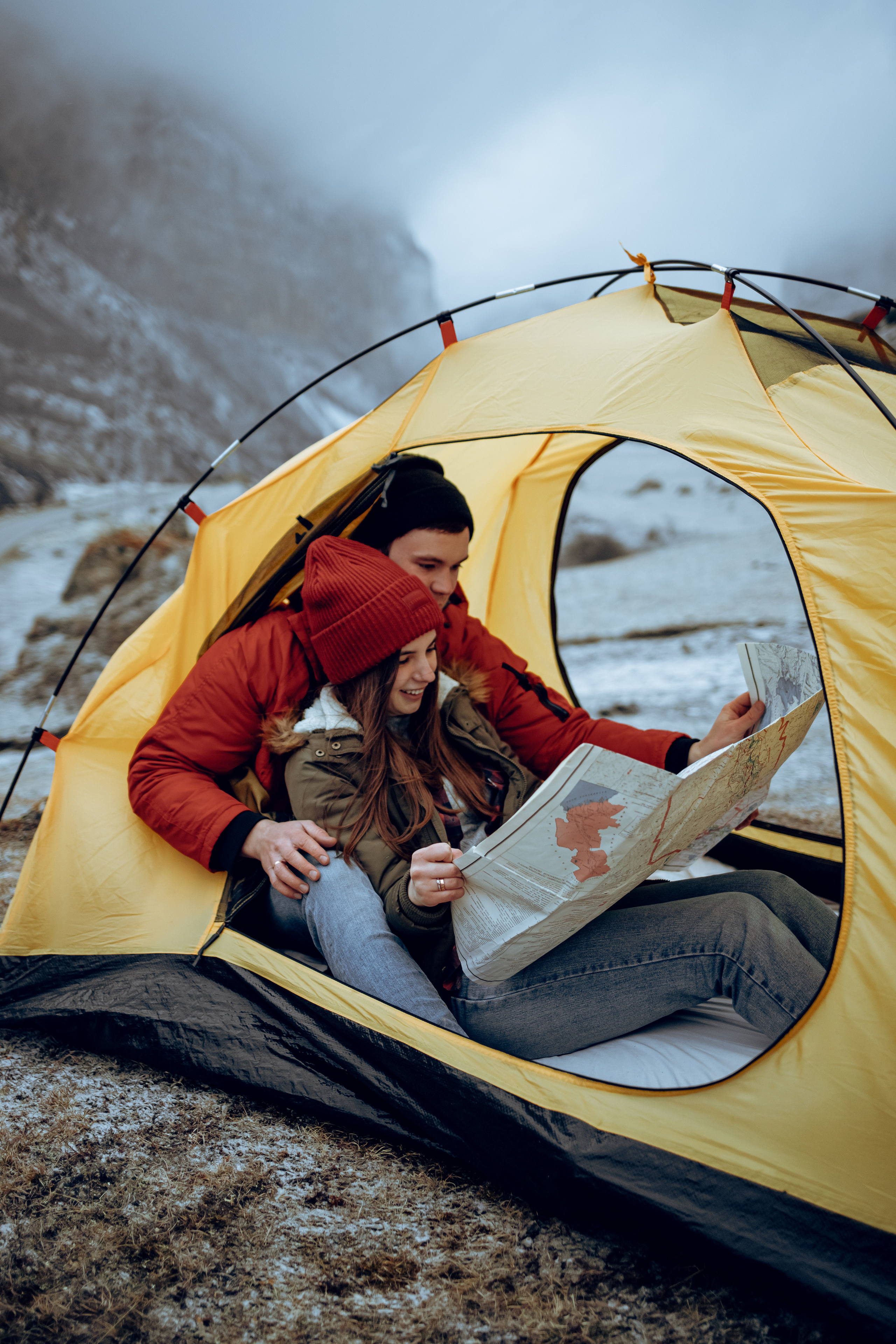 Dawn in the mountains. Wedding and family photographer