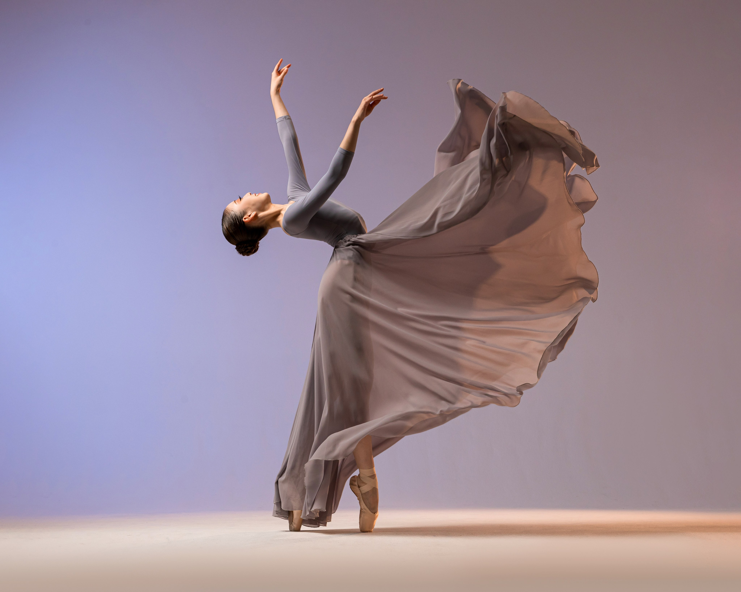 Балетная съёмка на белой циклораме и фонах. Балетный фотограф Алина Ханько — Душа Балета