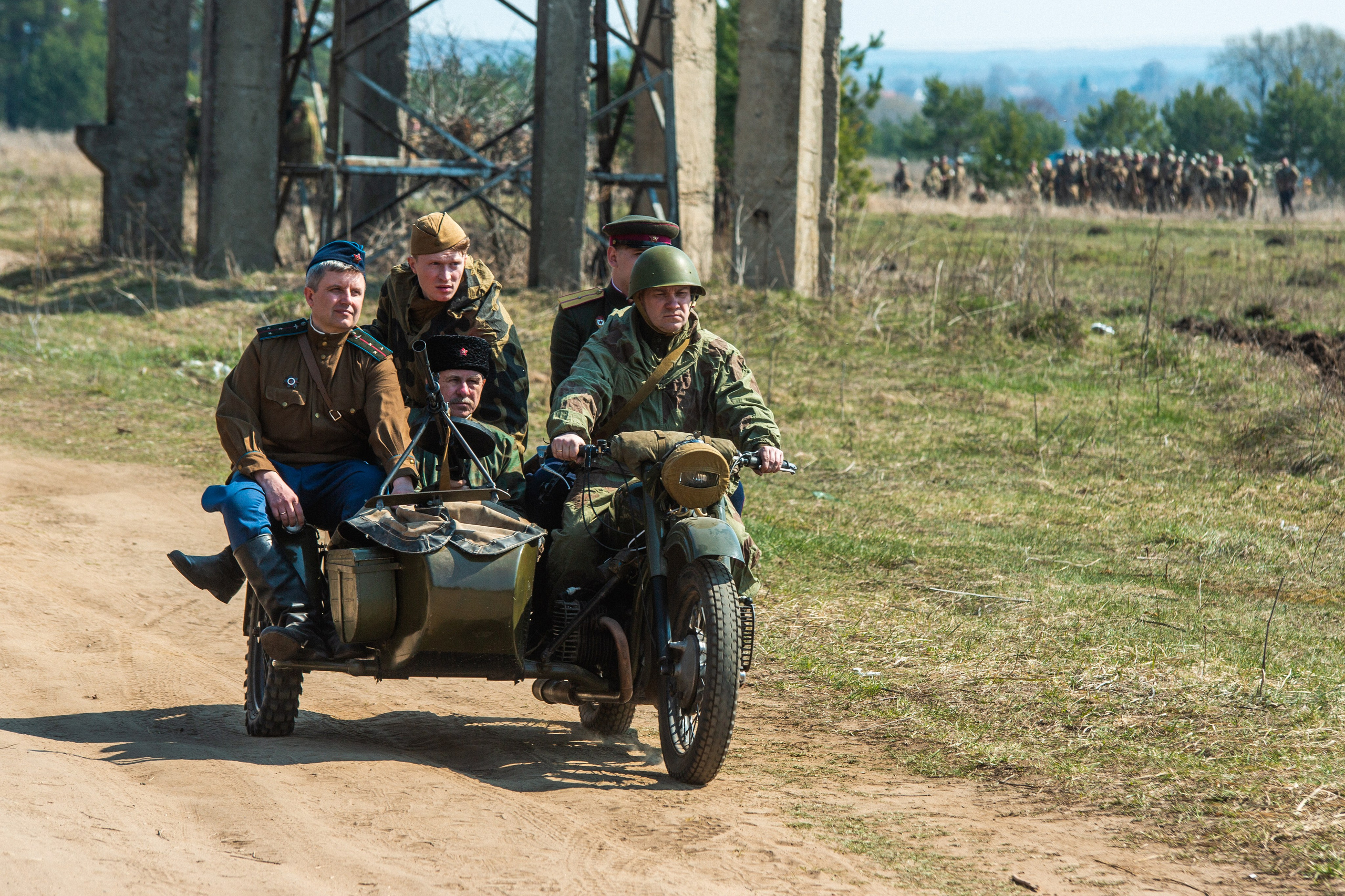 РЕКОНСТРУКЦИЯ БОЯ — ВОВ — БИТВА ЗА ГОРОД. Профессиональный фотограф в Мценске и Орловской области