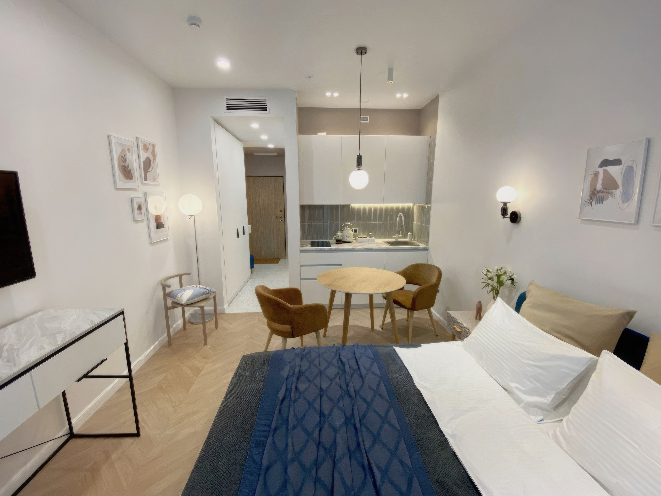 Апартаменты в Нижнем Новгороде, 2022. 3D визуализация интерьера и архитектурной среды