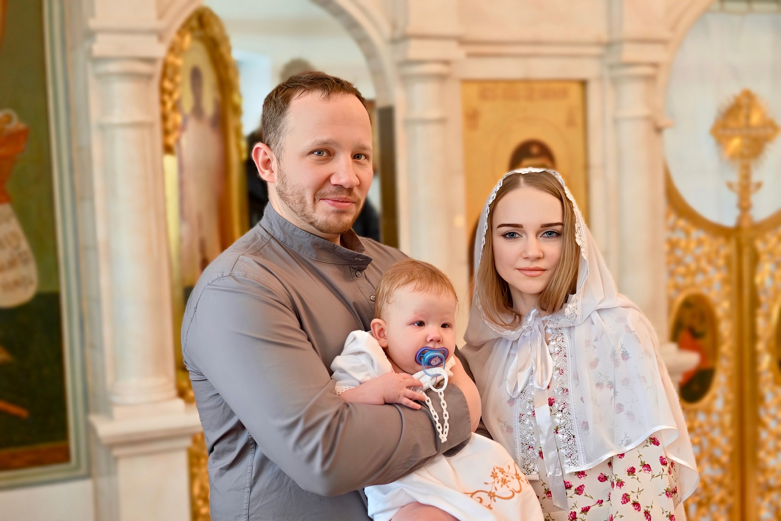 Крещение в Царицыно. Семейный и детский фотограф Москва